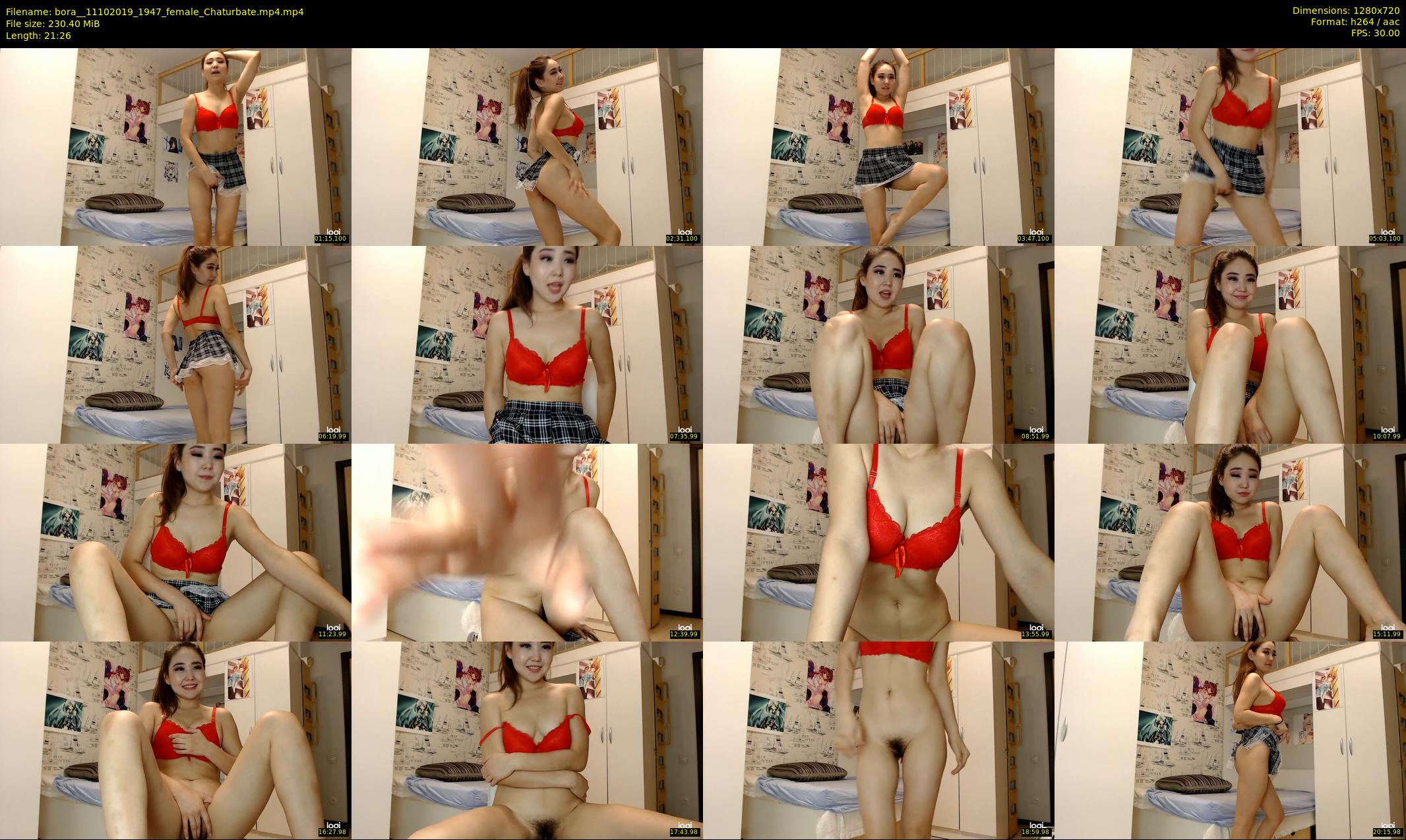 bora_ — 22 minute Chaturbate female cam show recording, 720p, Oct 11, 2019