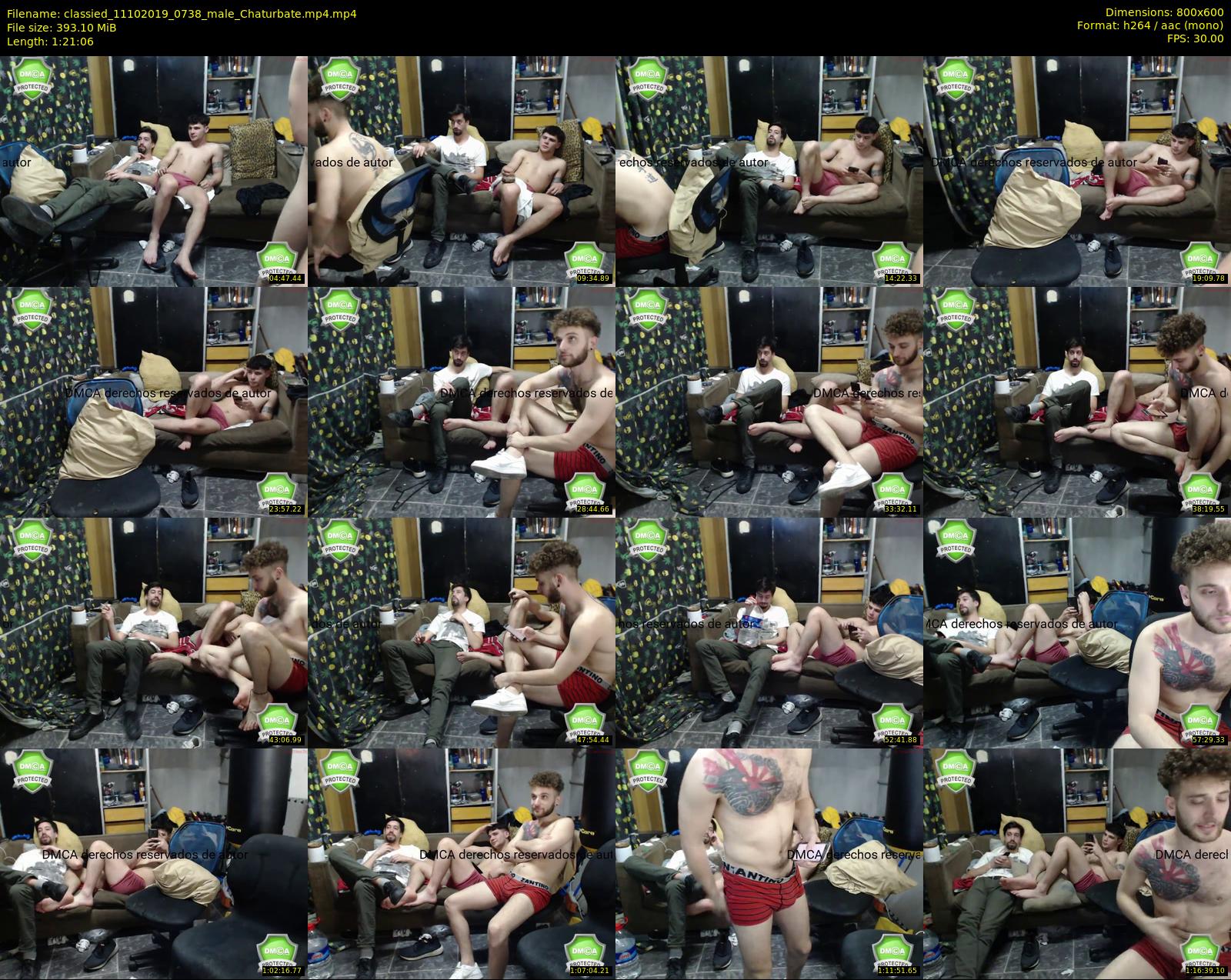 classied — 82 minute Chaturbate male cam show recording, 480p, Oct 11, 2019