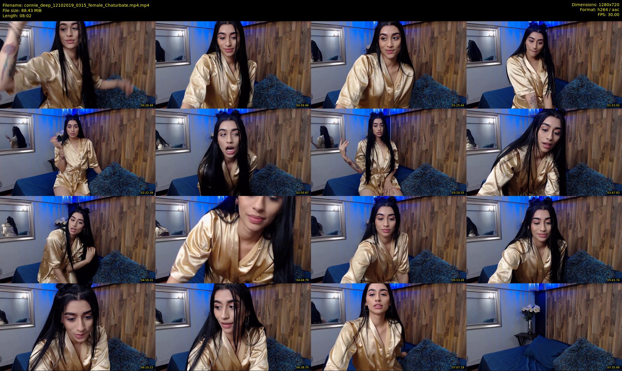 connie_deep — 9 minute Chaturbate female cam show recording, 720p, Oct 12, 2019