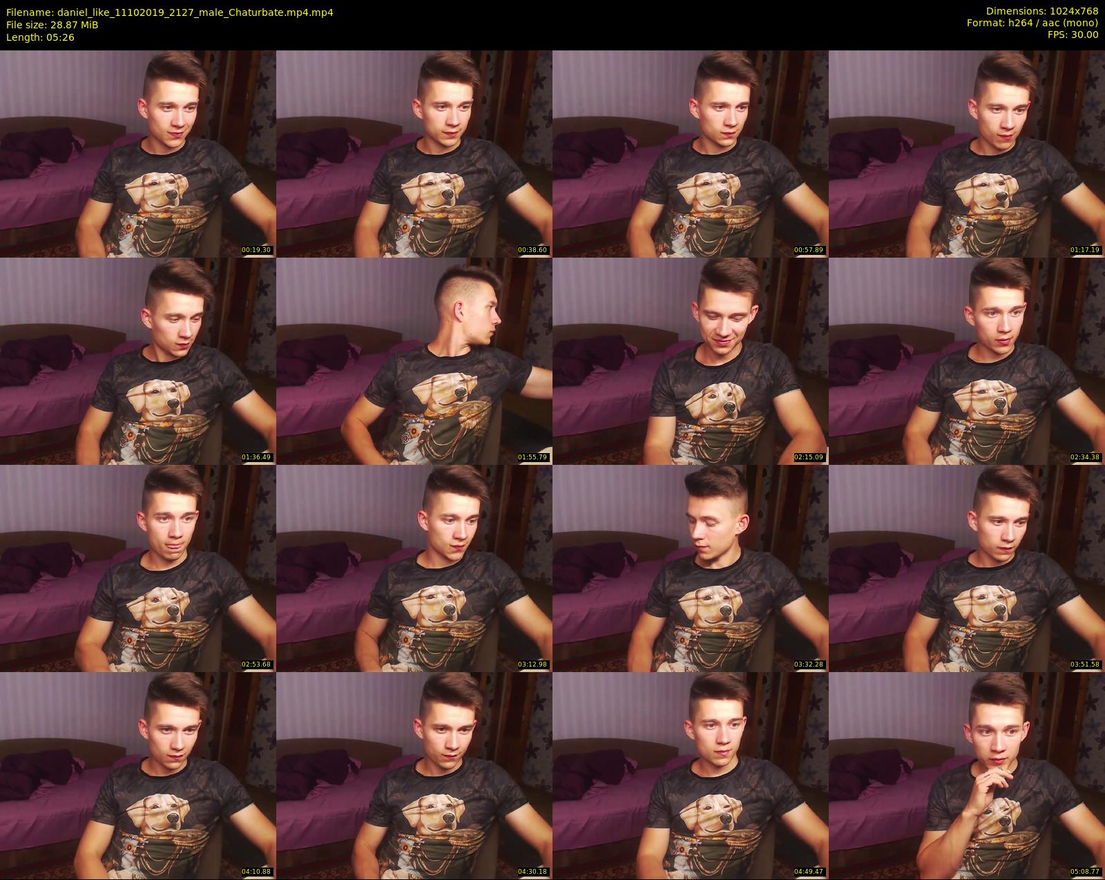daniel_like — 6 minute Chaturbate male cam show recording, 720p, Oct 11, 2019