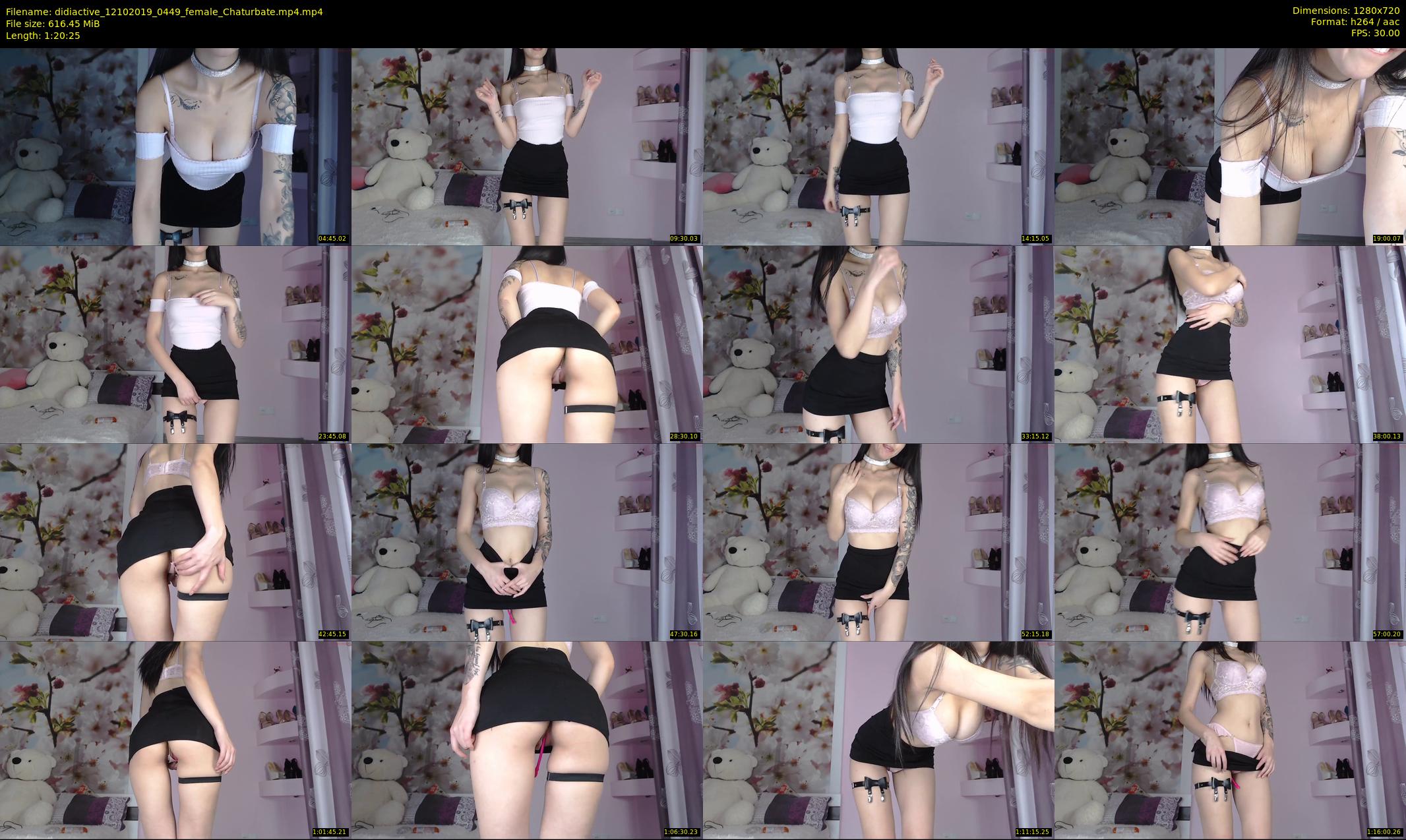 didiactive — 81 minute Chaturbate female cam show recording, 720p, Oct 12, 2019