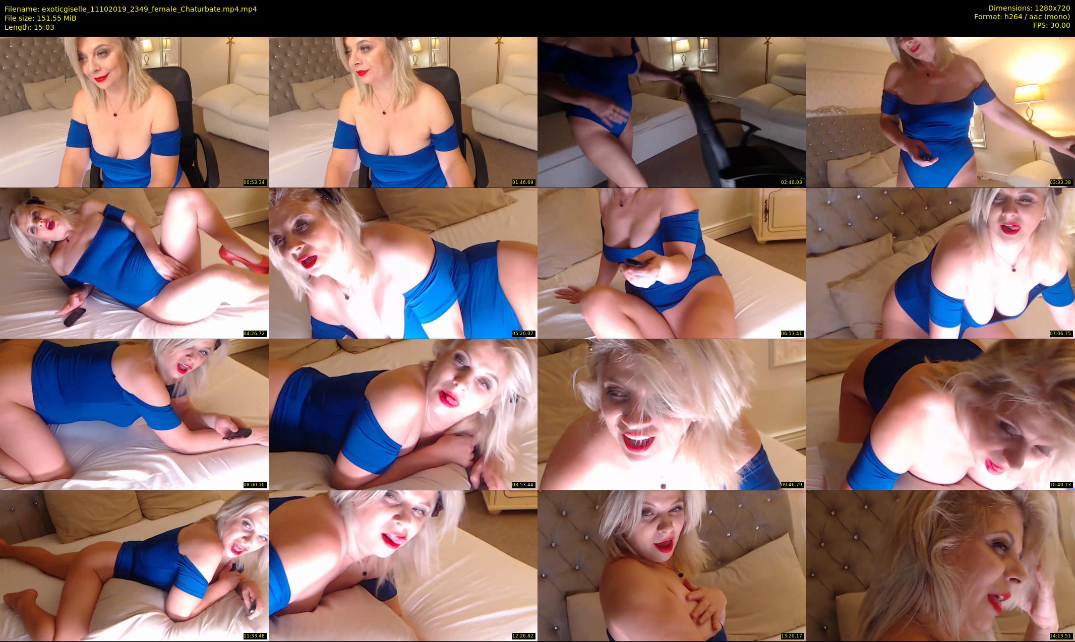 exoticgiselle — 16 minute Chaturbate female cam show recording, 720p, Oct 11, 2019