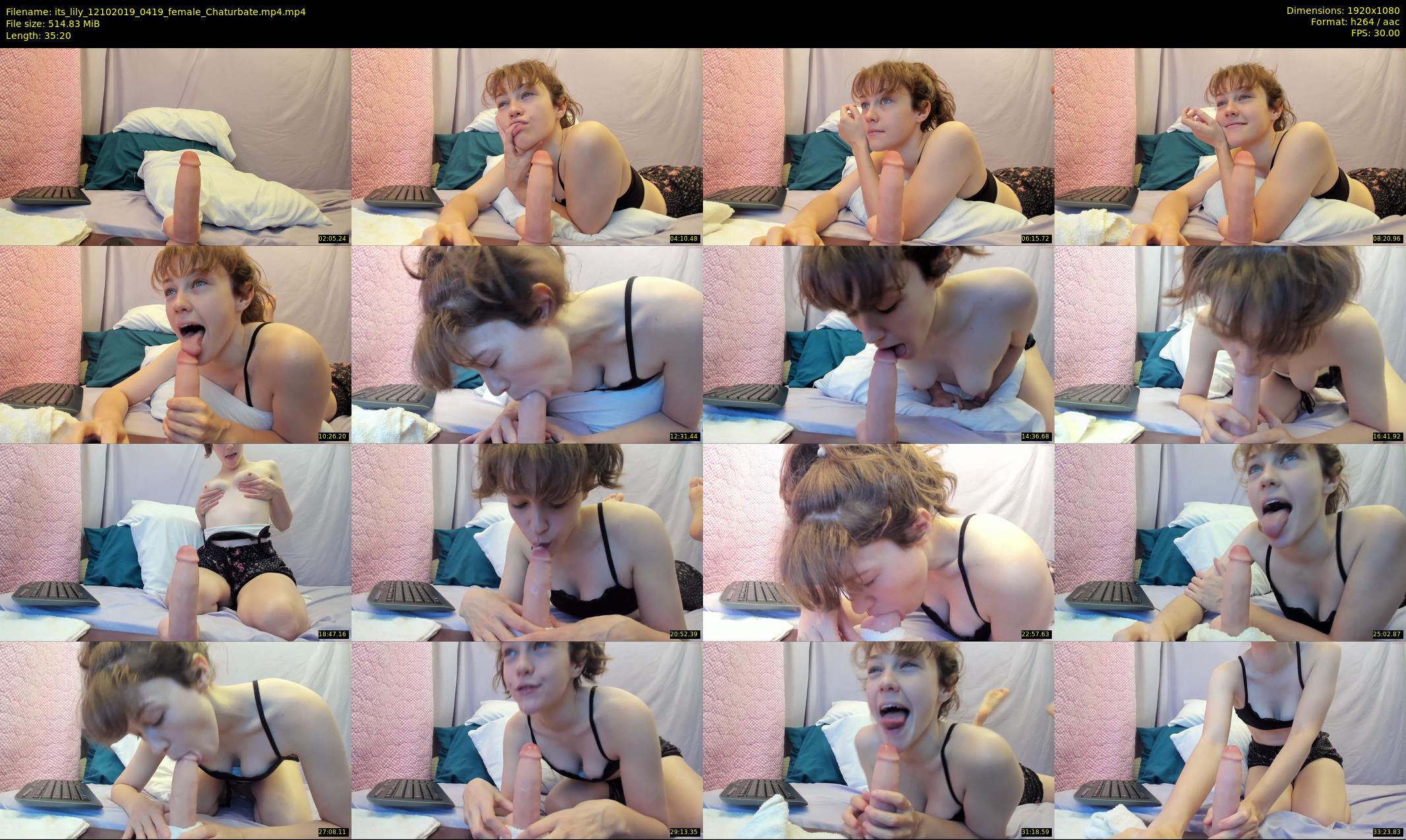 its_lily — 36 minute Chaturbate female cam show recording, 1080p, Oct 12, 2019