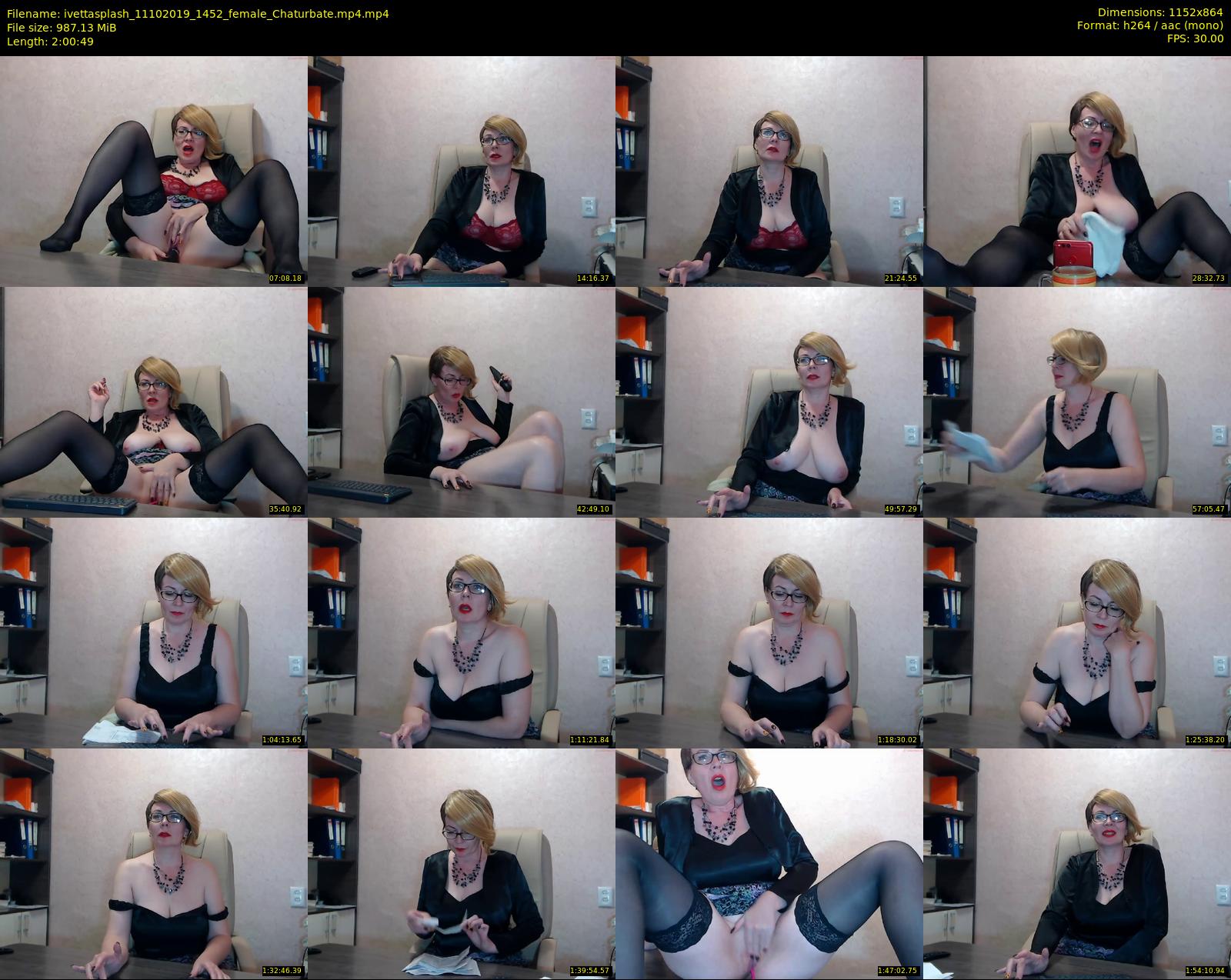ivettasplash — 121 minute Chaturbate female cam show recording, 720p, Oct 11, 2019