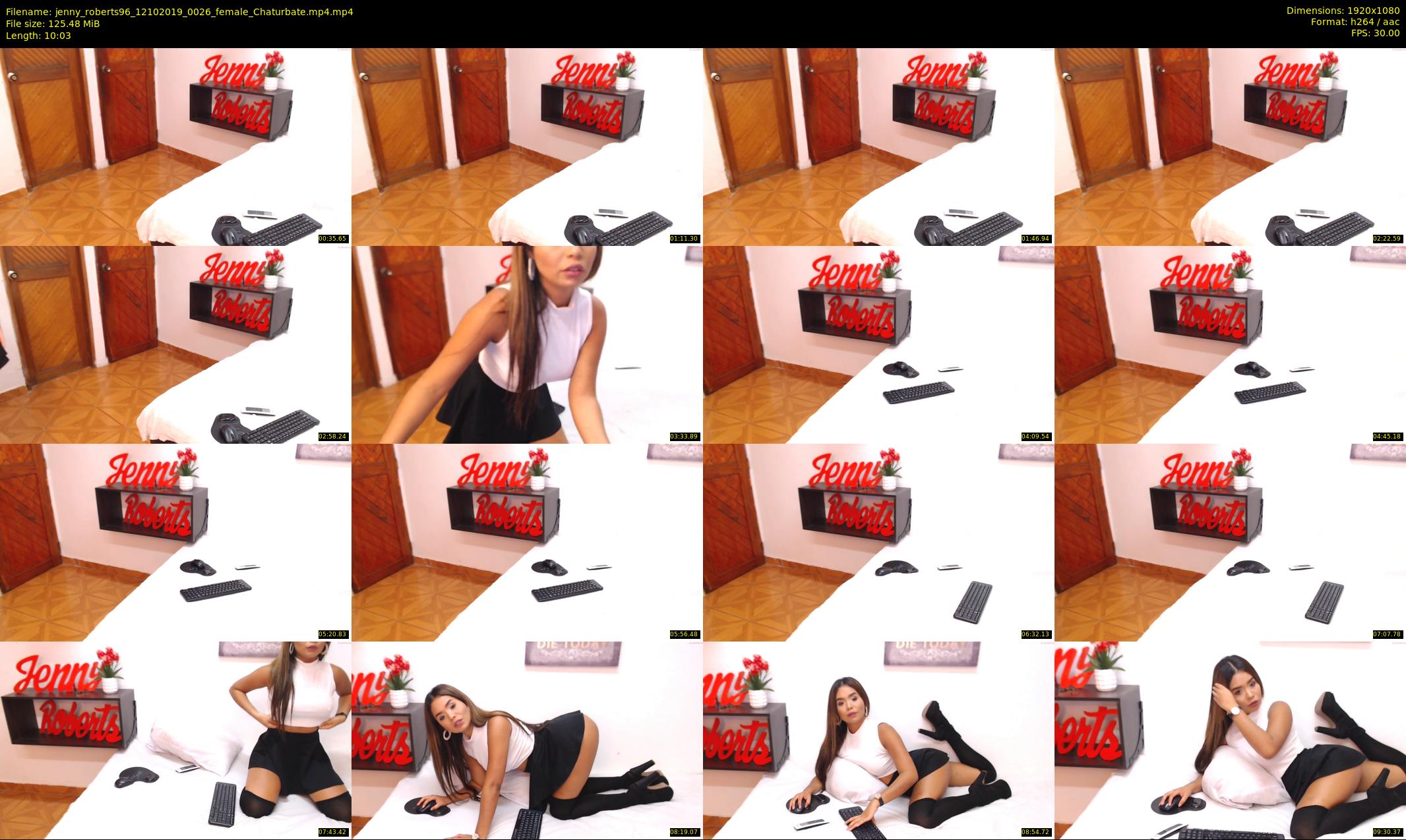 jenny_roberts96 — 11 minute Chaturbate female cam show recording, 1080p, Oct 12, 2019