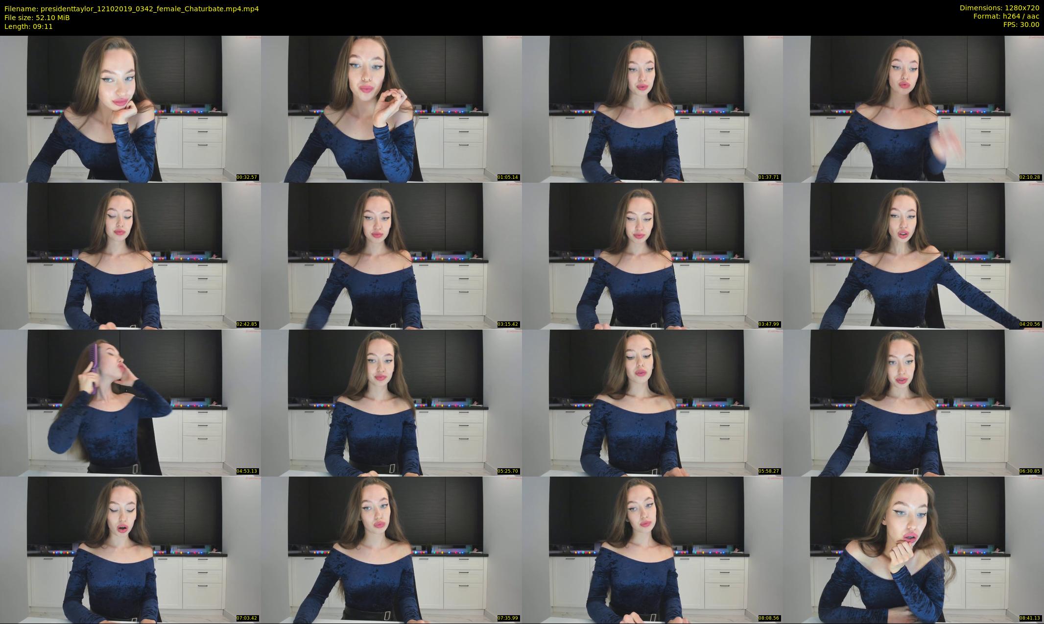 presidenttaylor — 10 minute Chaturbate female cam show recording, 720p, Oct 12, 2019