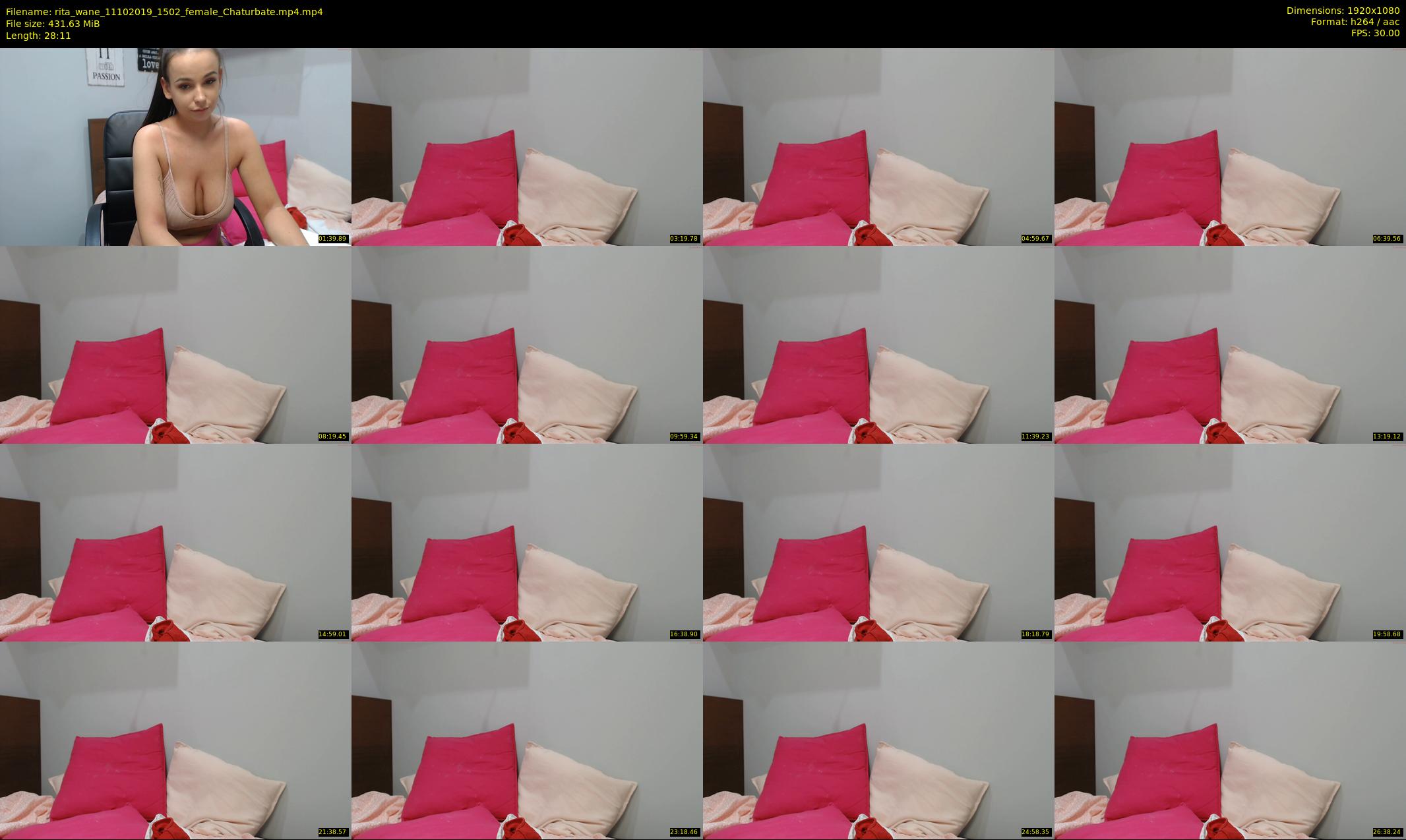 rita_wane — 29 minute Chaturbate female cam show recording, 1080p, Oct 11, 2019