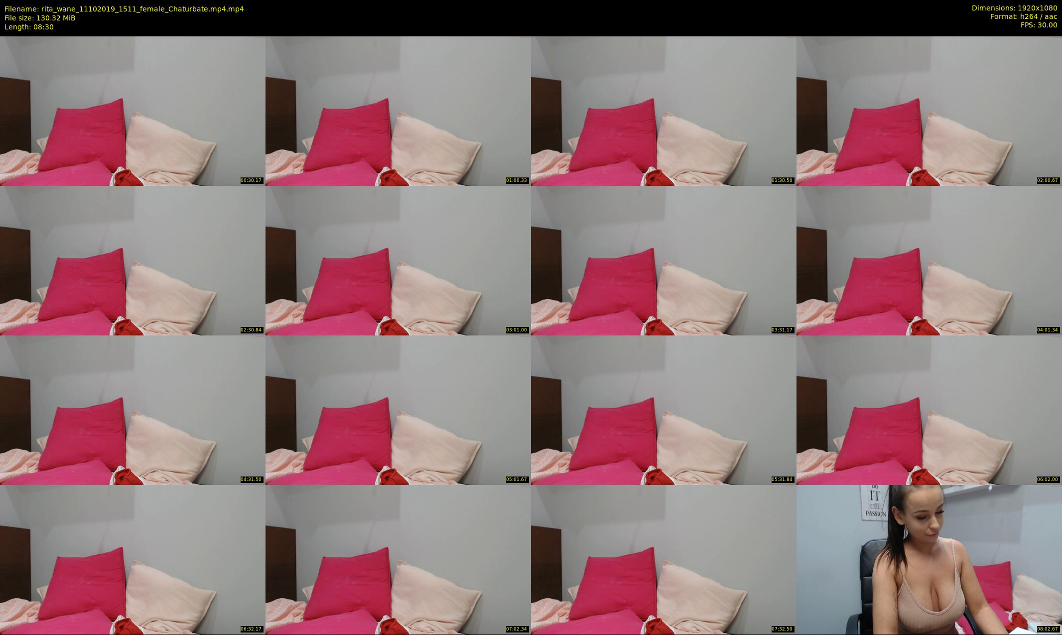 rita_wane — 9 minute Chaturbate female cam show recording, 1080p, Oct 11, 2019