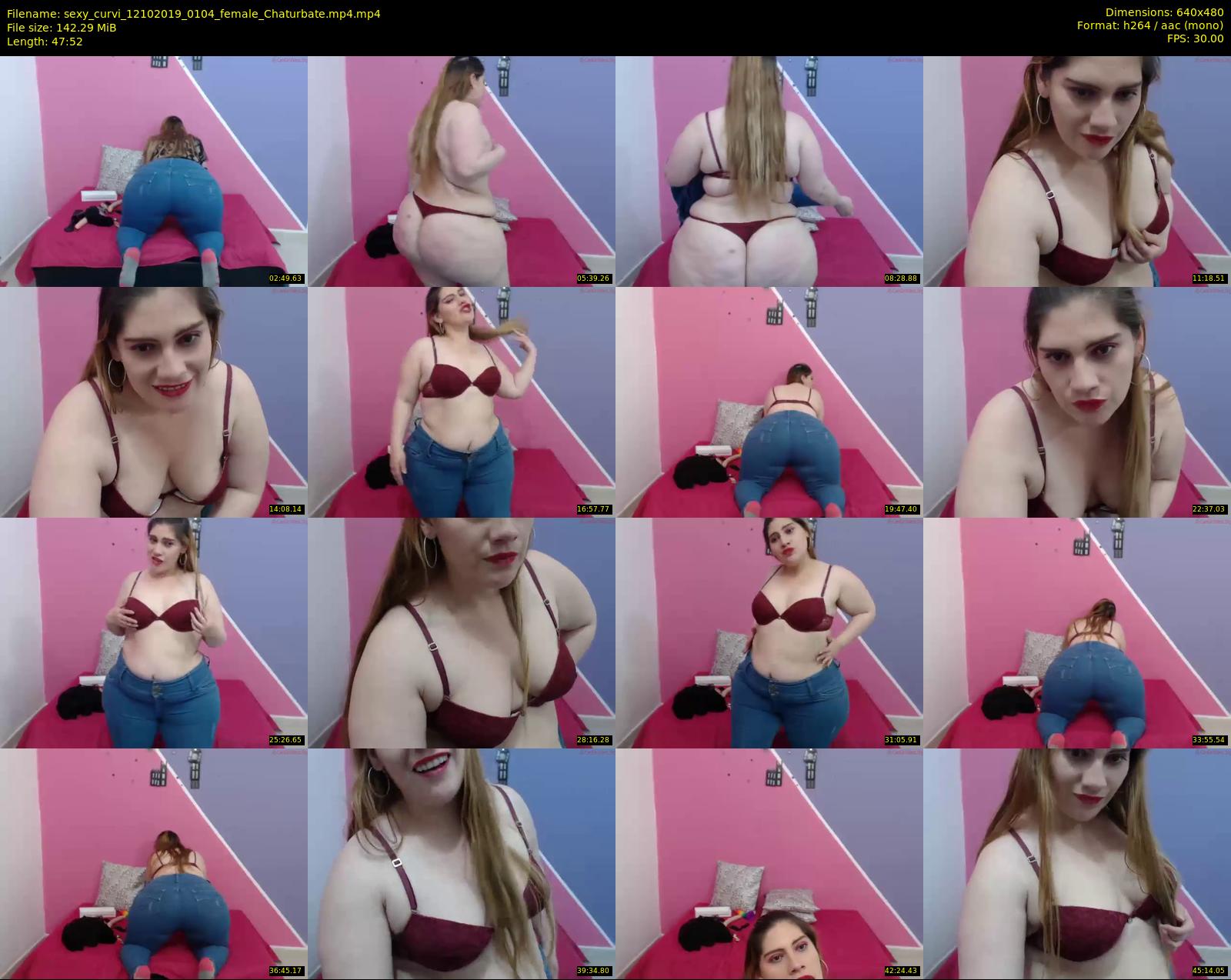 sexy_curvi — 48 minute Chaturbate female cam show recording, 480p, Oct 12, 2019
