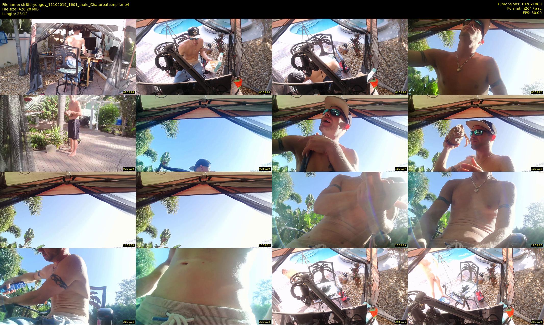 str8foryouguy — 29 minute Chaturbate male cam show recording, 1080p, Oct 11, 2019