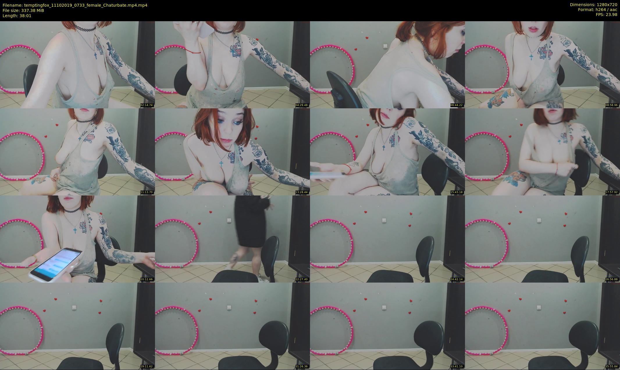 temptingfox — 39 minute Chaturbate female cam show recording, 720p, Oct 11, 2019