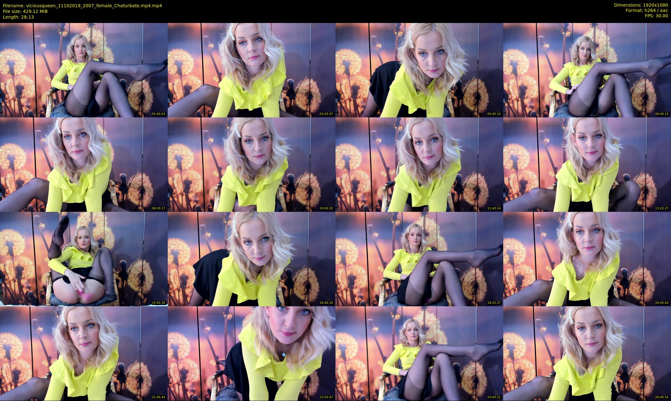 viciousqueen — 29 minute Chaturbate female cam show recording, 1080p, Oct 11, 2019