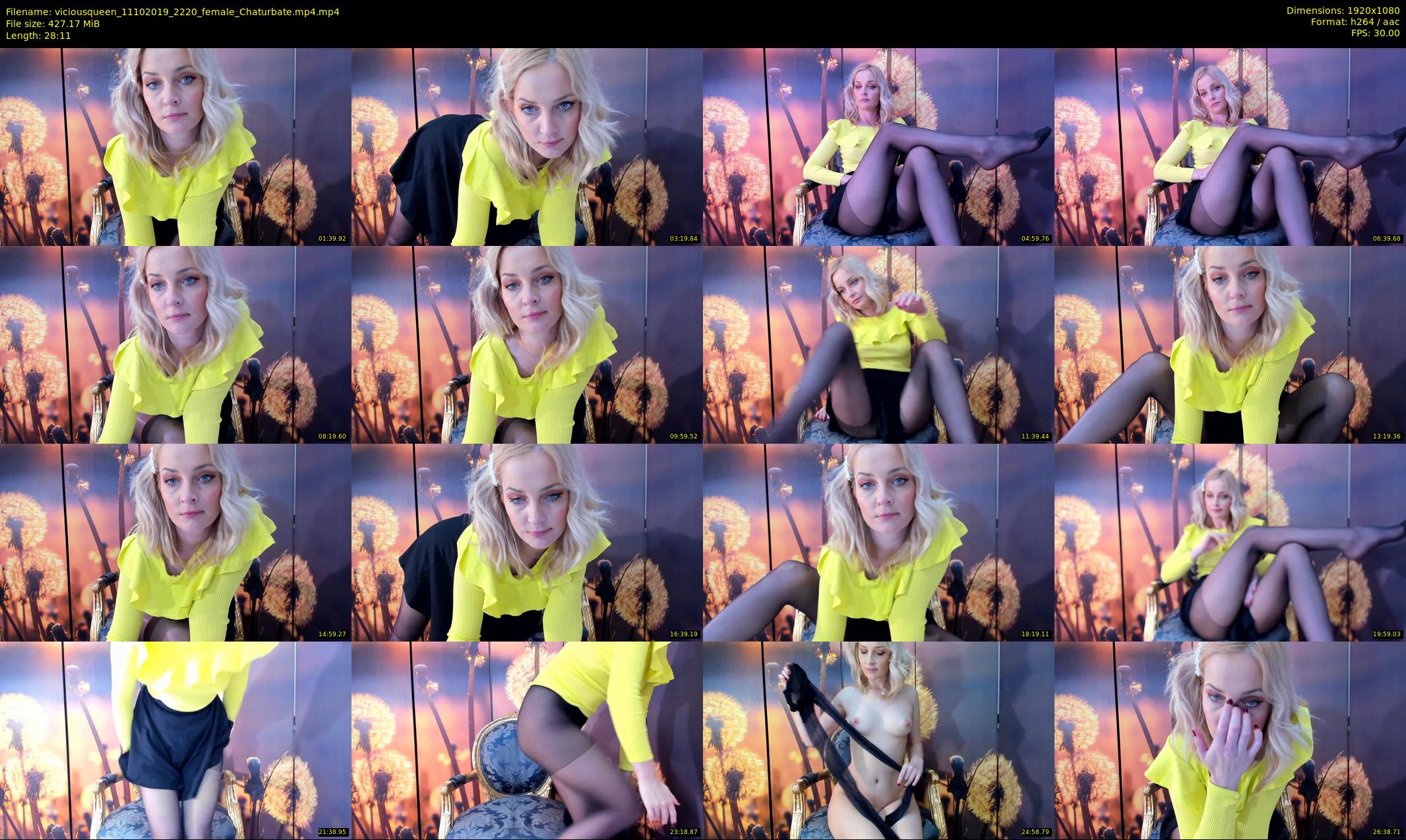 viciousqueen — 29 minute Chaturbate female cam show recording, 1080p, Oct 11, 2019