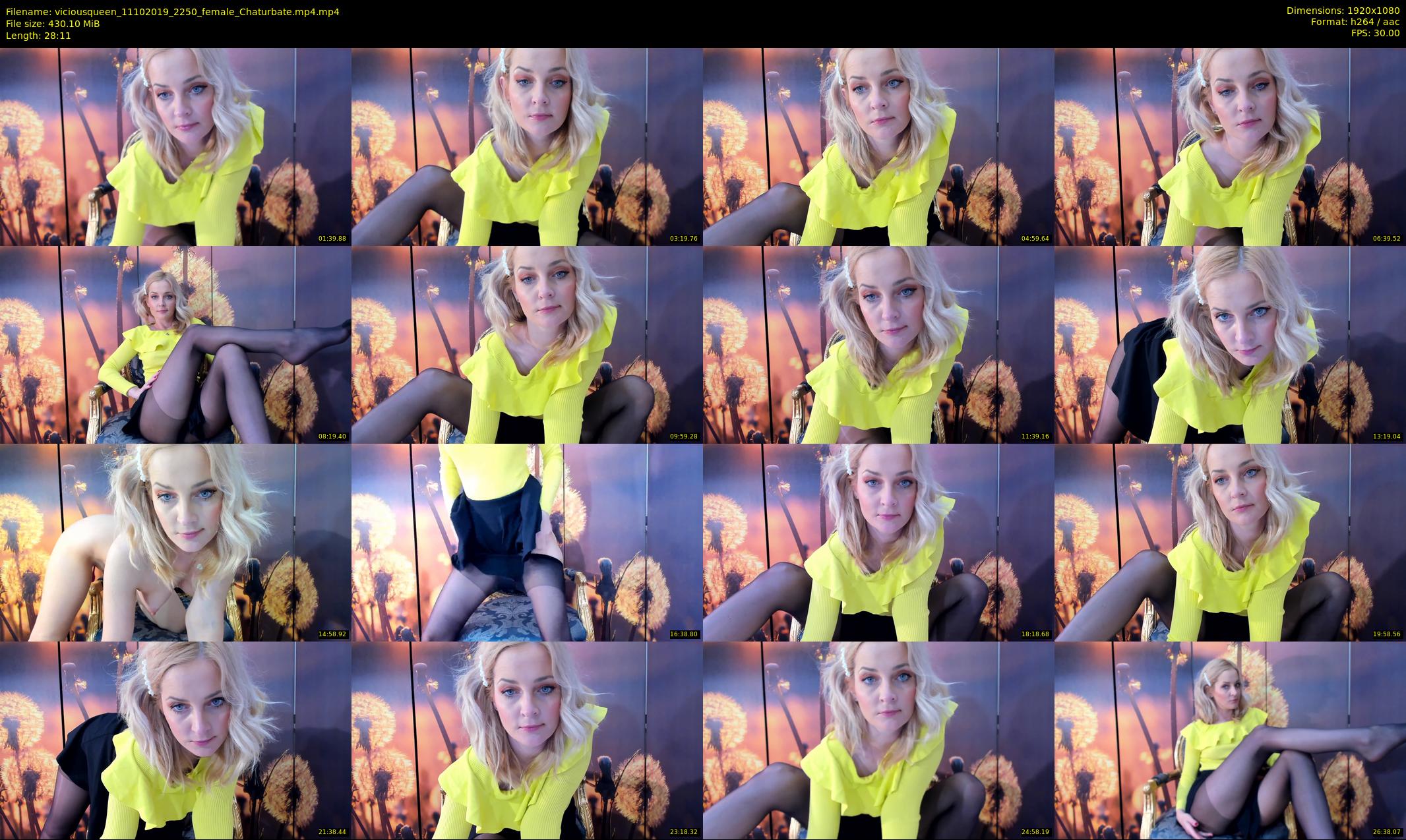viciousqueen — 29 minute Chaturbate female cam show recording, 1080p, Oct 11, 2019