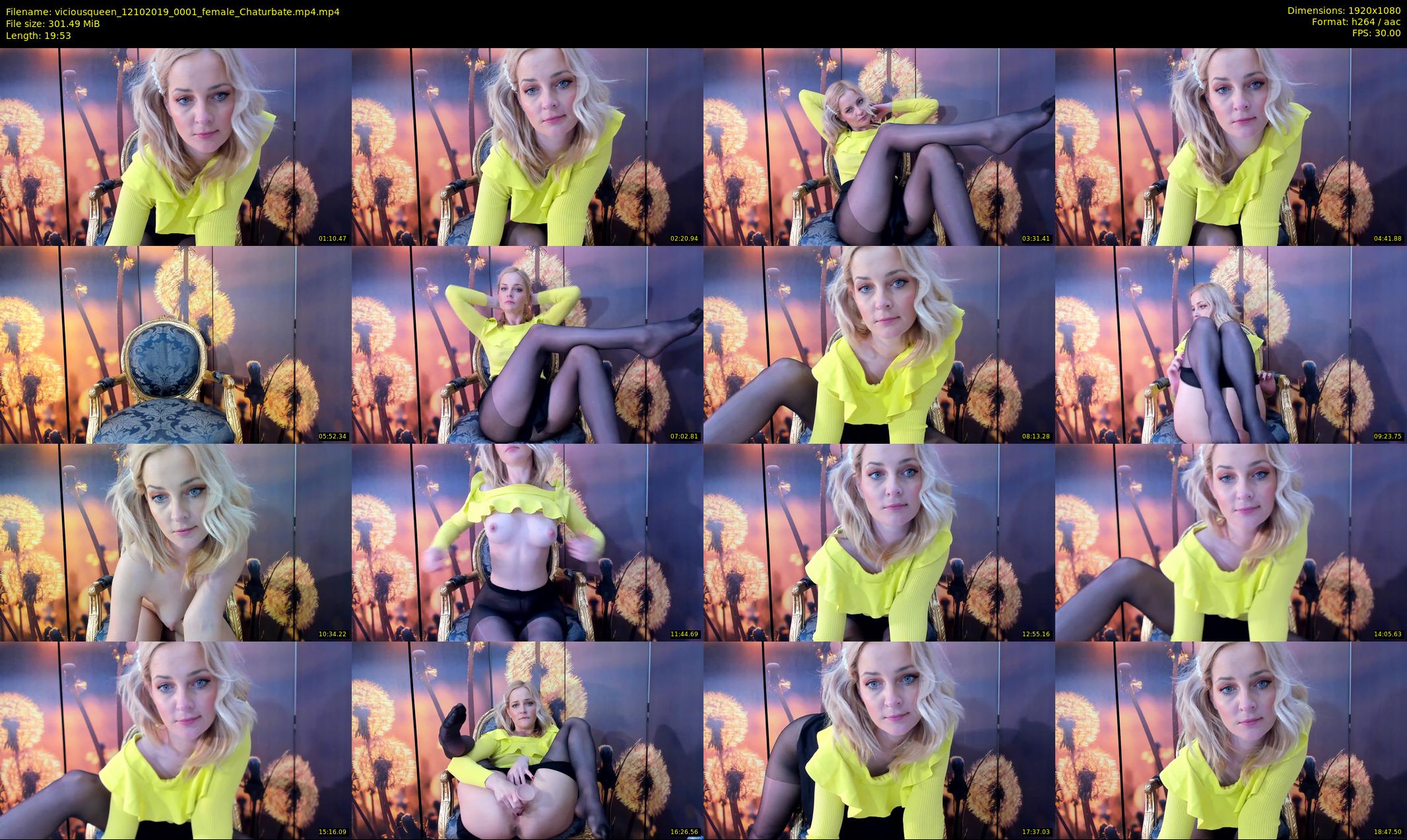 viciousqueen — 20 minute Chaturbate female cam show recording, 1080p, Oct 12, 2019