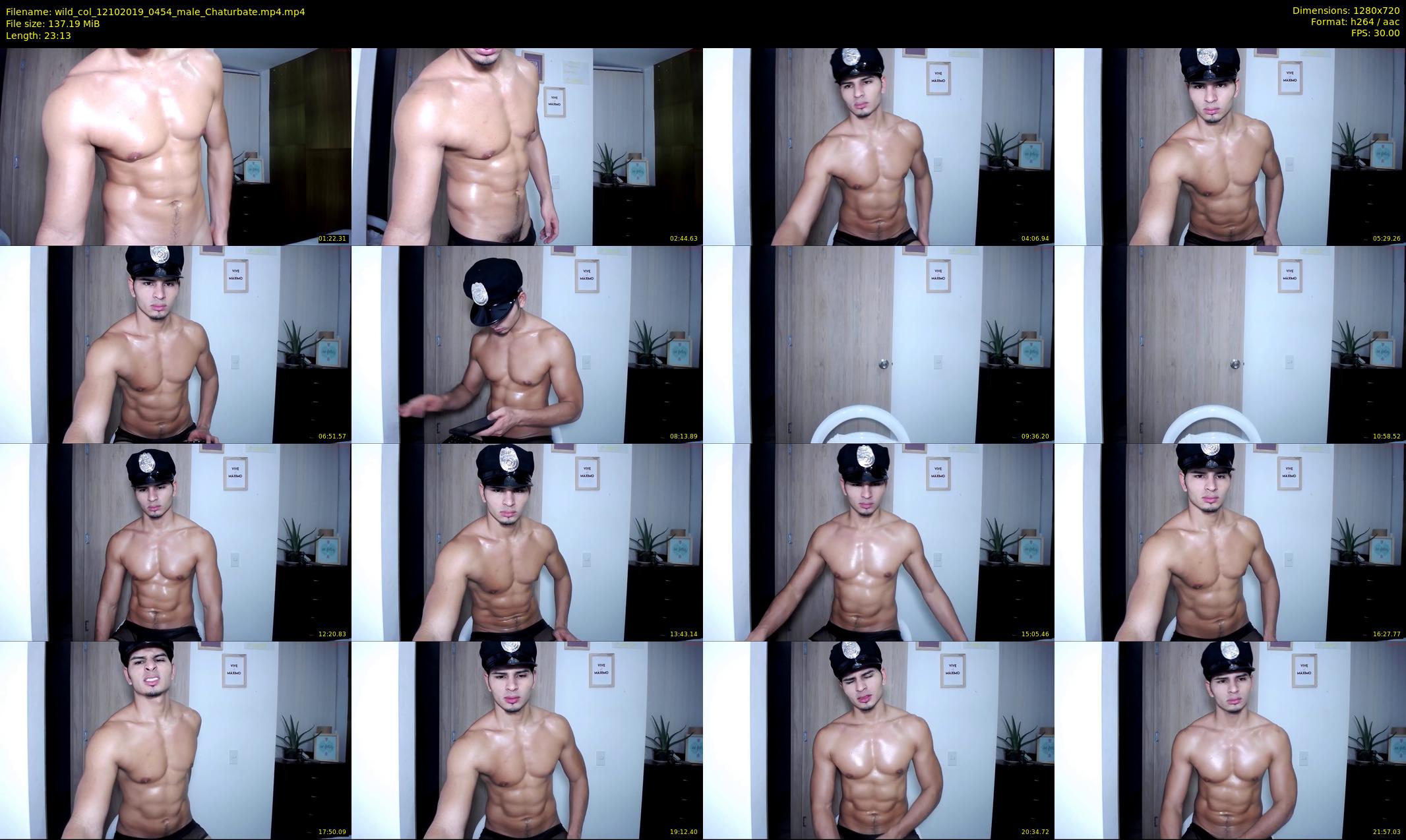 wild_col — 24 minute Chaturbate male cam show recording, 720p, Oct 12, 2019