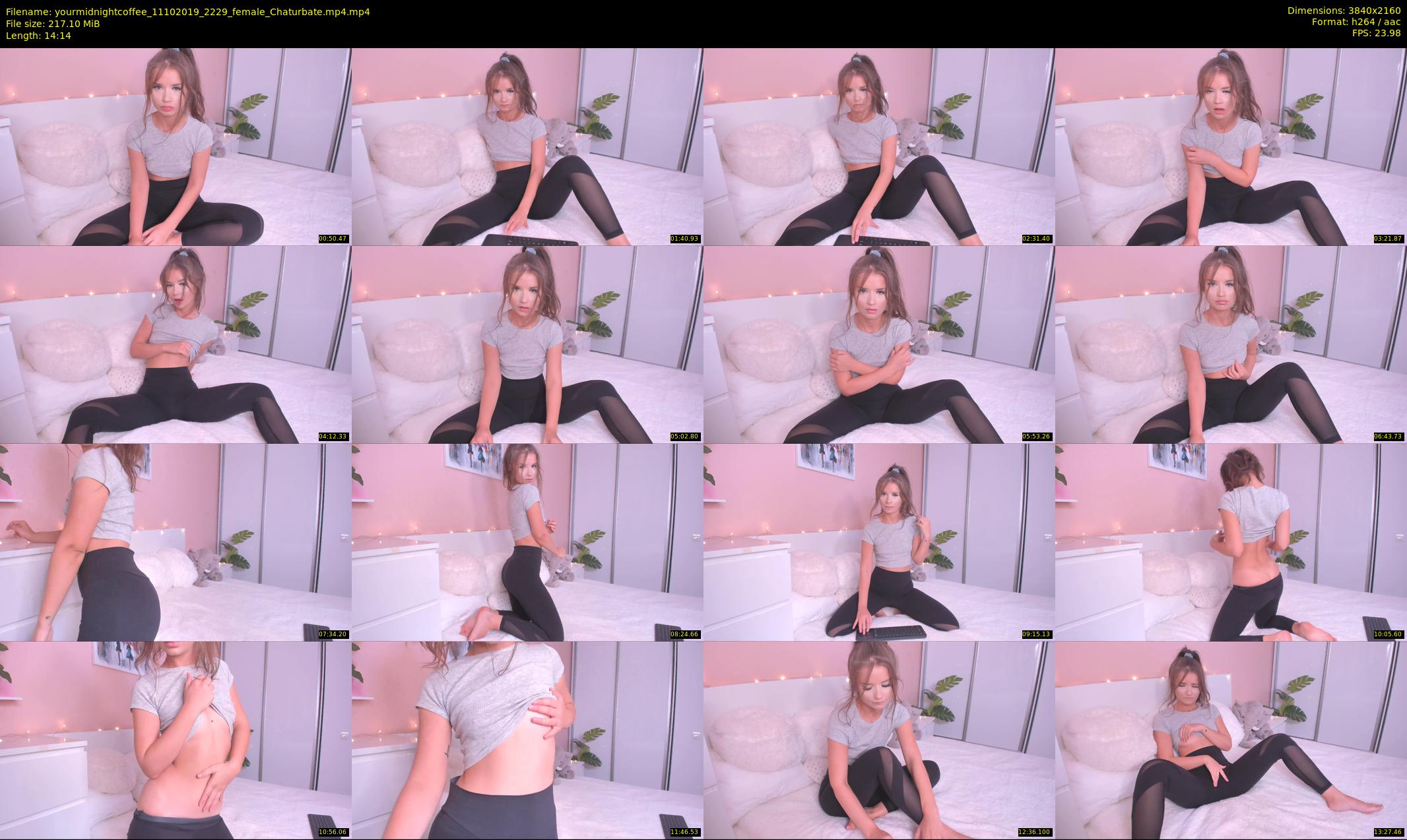 yourmidnightcoffee — 15 minute Chaturbate female cam show recording, 4K, Oct 11, 2019