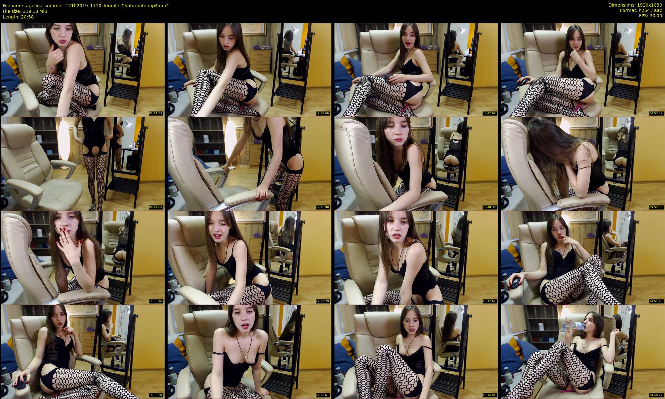 agelina_summer — 21 minute Chaturbate female cam show recording, 1080p, Oct 12, 2019