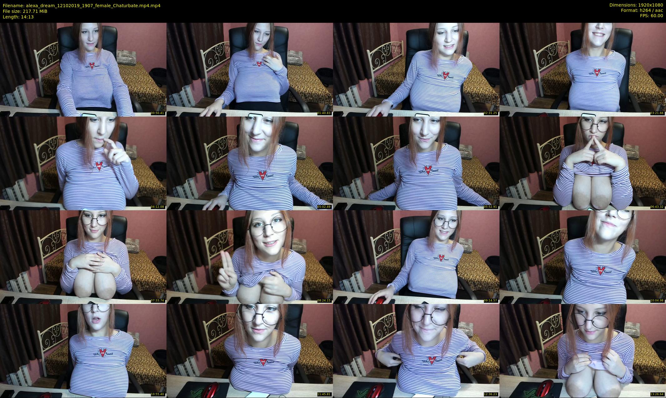 alexa_dream — 15 minute Chaturbate female cam show recording, 1080p, Oct 12, 2019