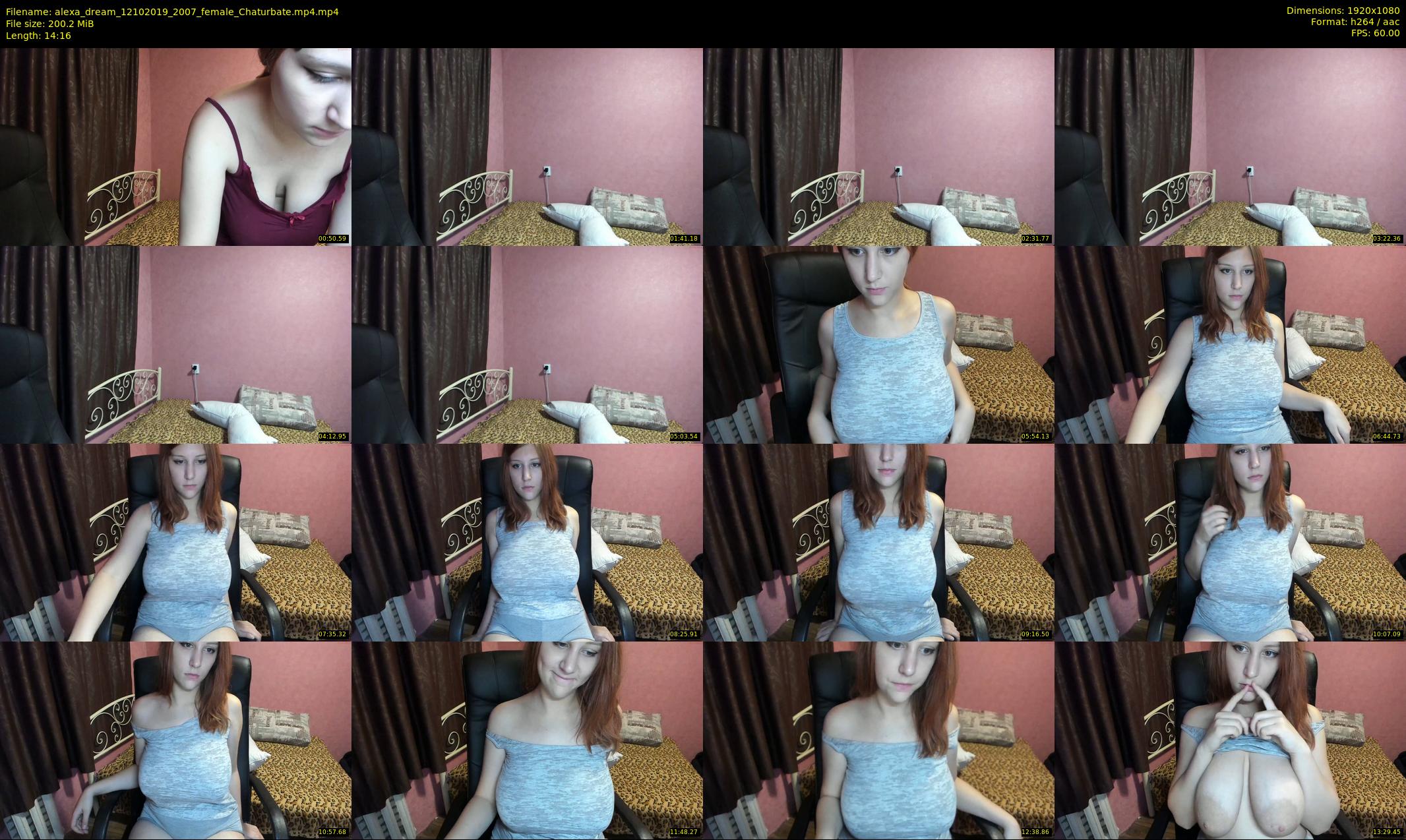 alexa_dream — 15 minute Chaturbate female cam show recording, 1080p, Oct 12, 2019