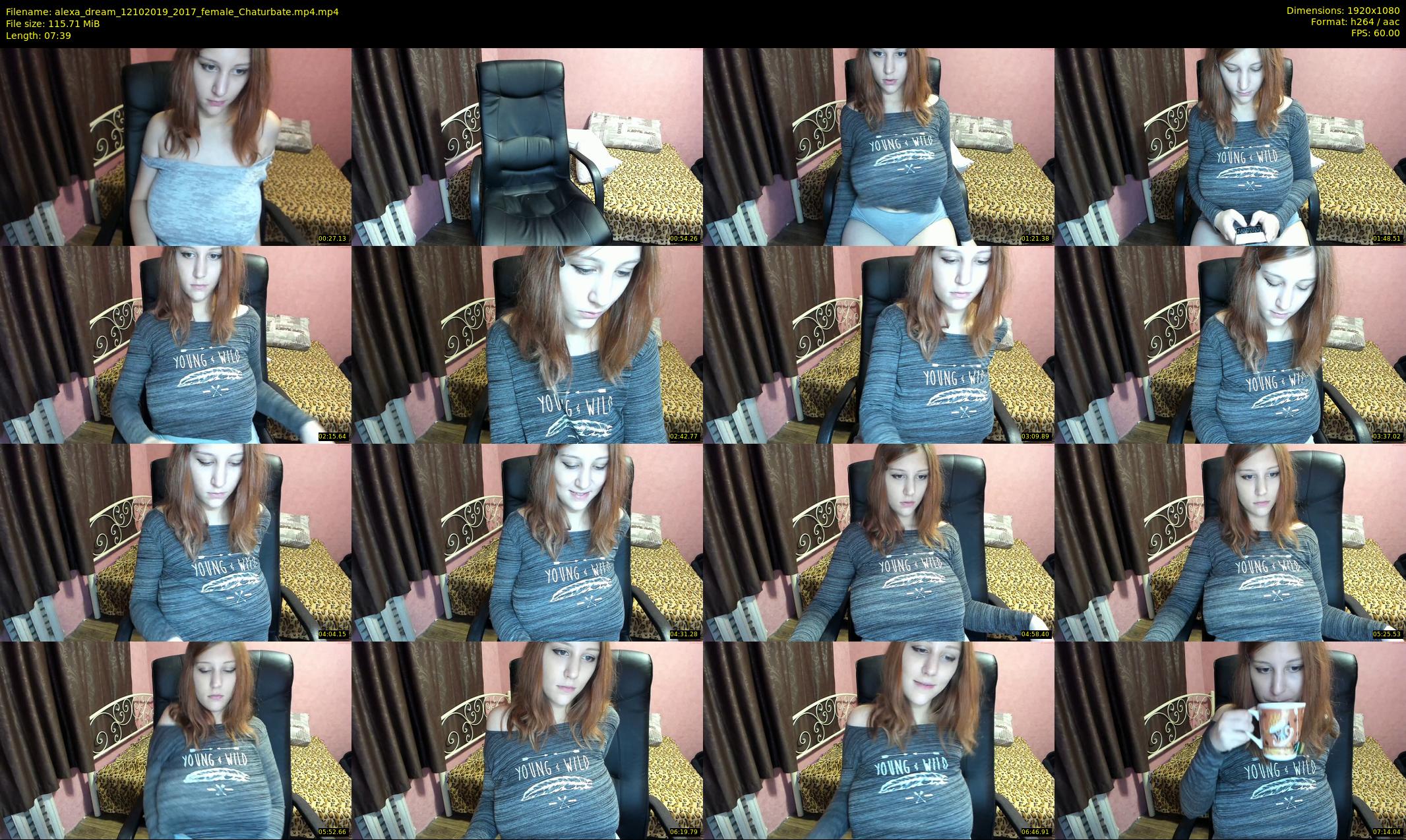 alexa_dream — 8 minute Chaturbate female cam show recording, 1080p, Oct 12, 2019