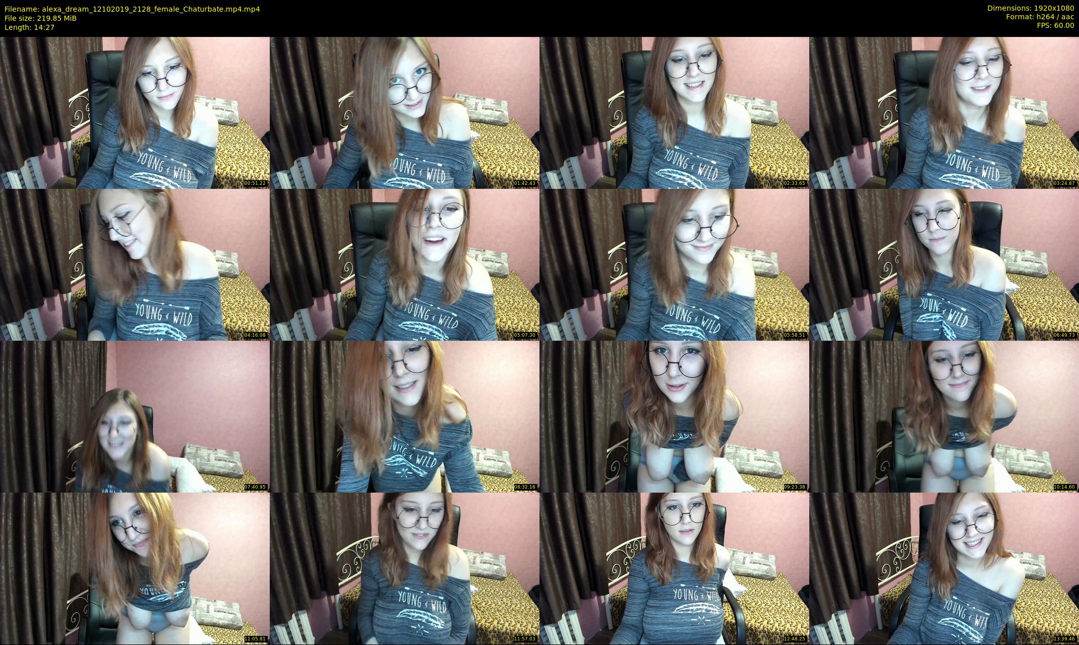 alexa_dream — 15 minute Chaturbate female cam show recording, 1080p, Oct 12, 2019