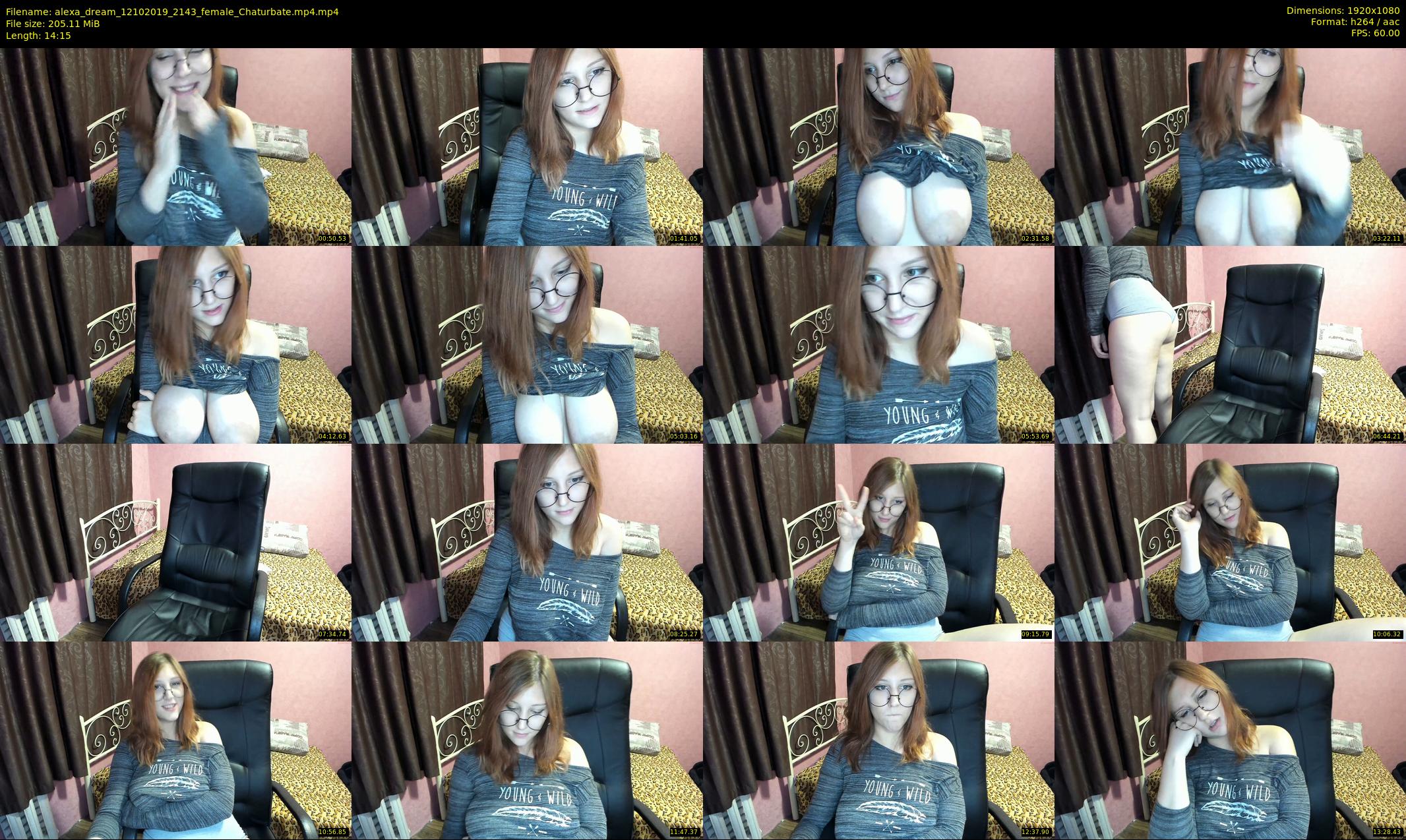 alexa_dream — 15 minute Chaturbate female cam show recording, 1080p, Oct 12, 2019
