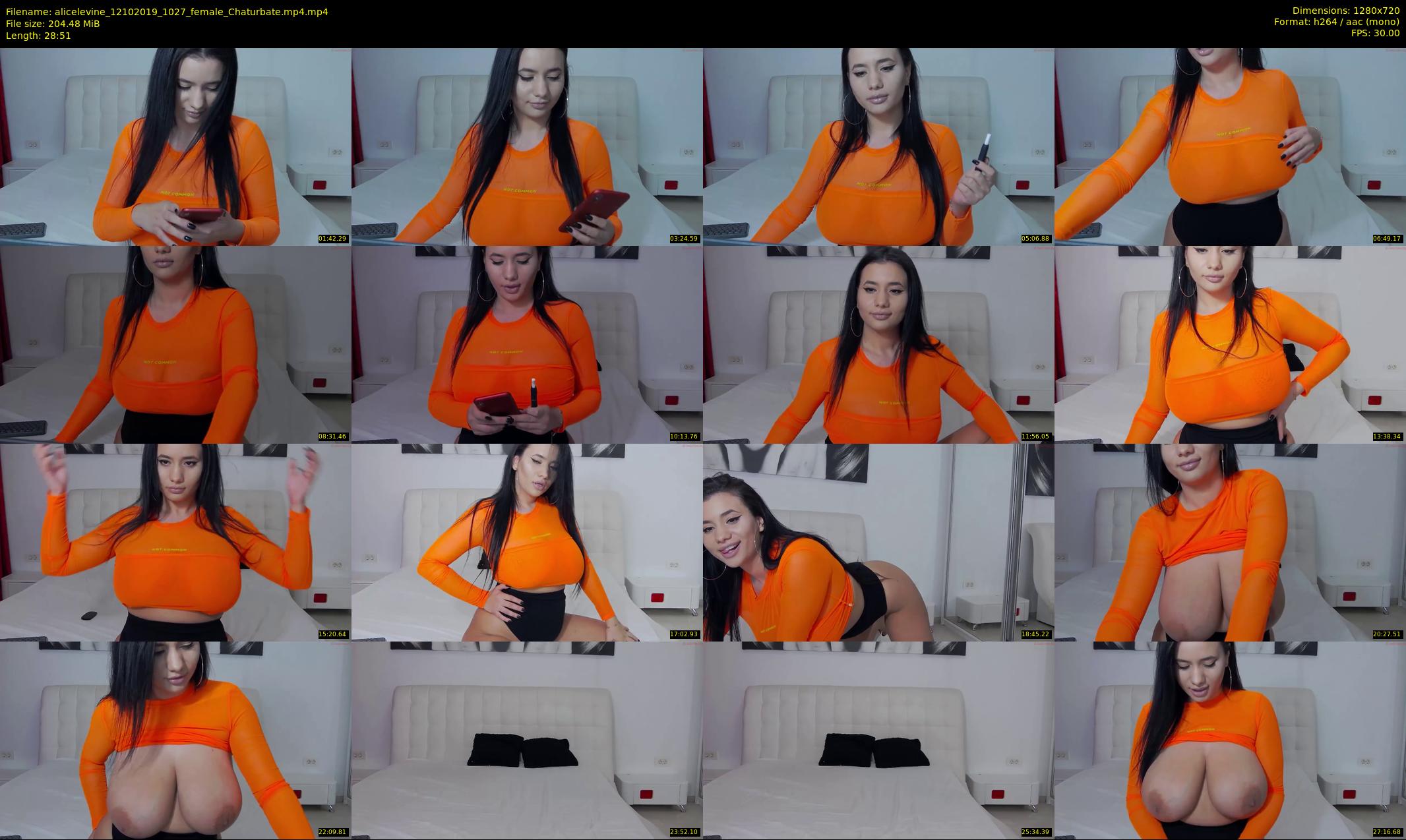 alicelevine — 29 minute Chaturbate female cam show recording, 720p, Oct 12, 2019