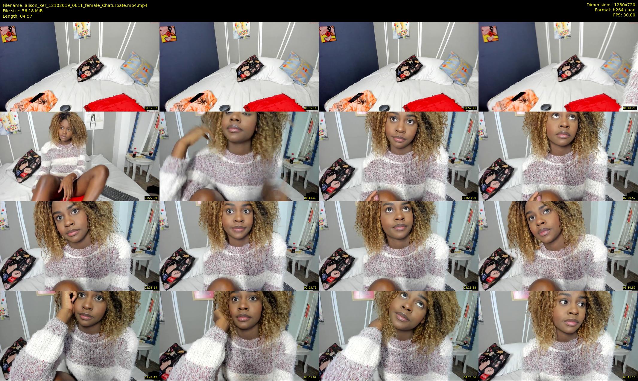 alison_ker — 5 minute Chaturbate female cam show recording, 720p, Oct 12, 2019