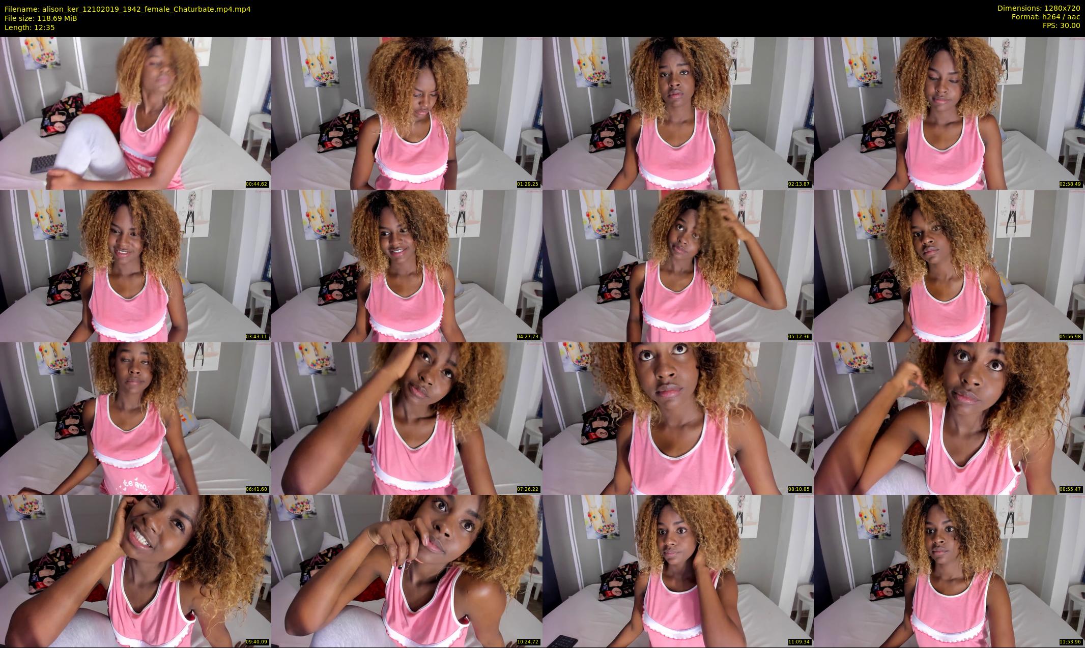 alison_ker — 13 minute Chaturbate female cam show recording, 720p, Oct 12, 2019