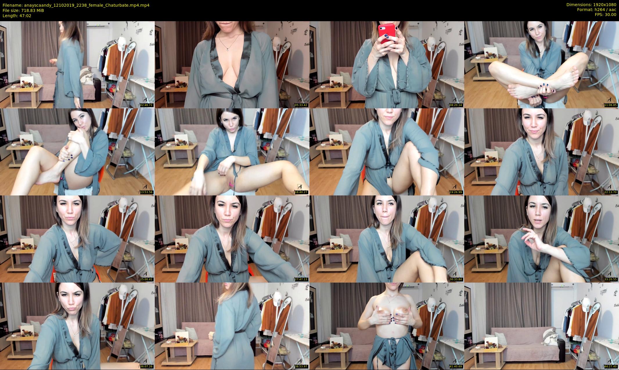 anayscaandy — 48 minute Chaturbate female cam show recording, 1080p, Oct 12, 2019