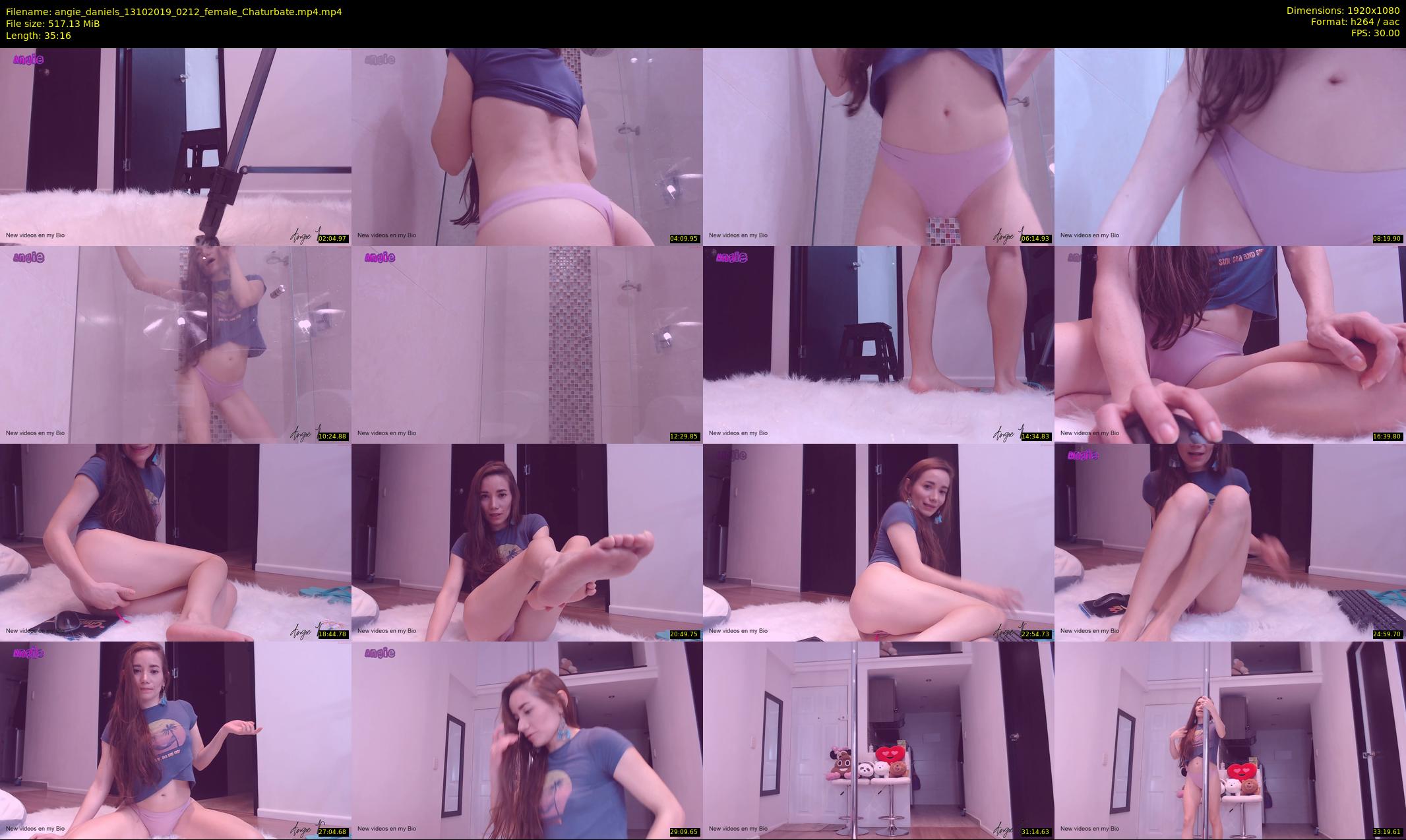 angie_daniels — 36 minute Chaturbate female cam show recording, 1080p, Oct 13, 2019