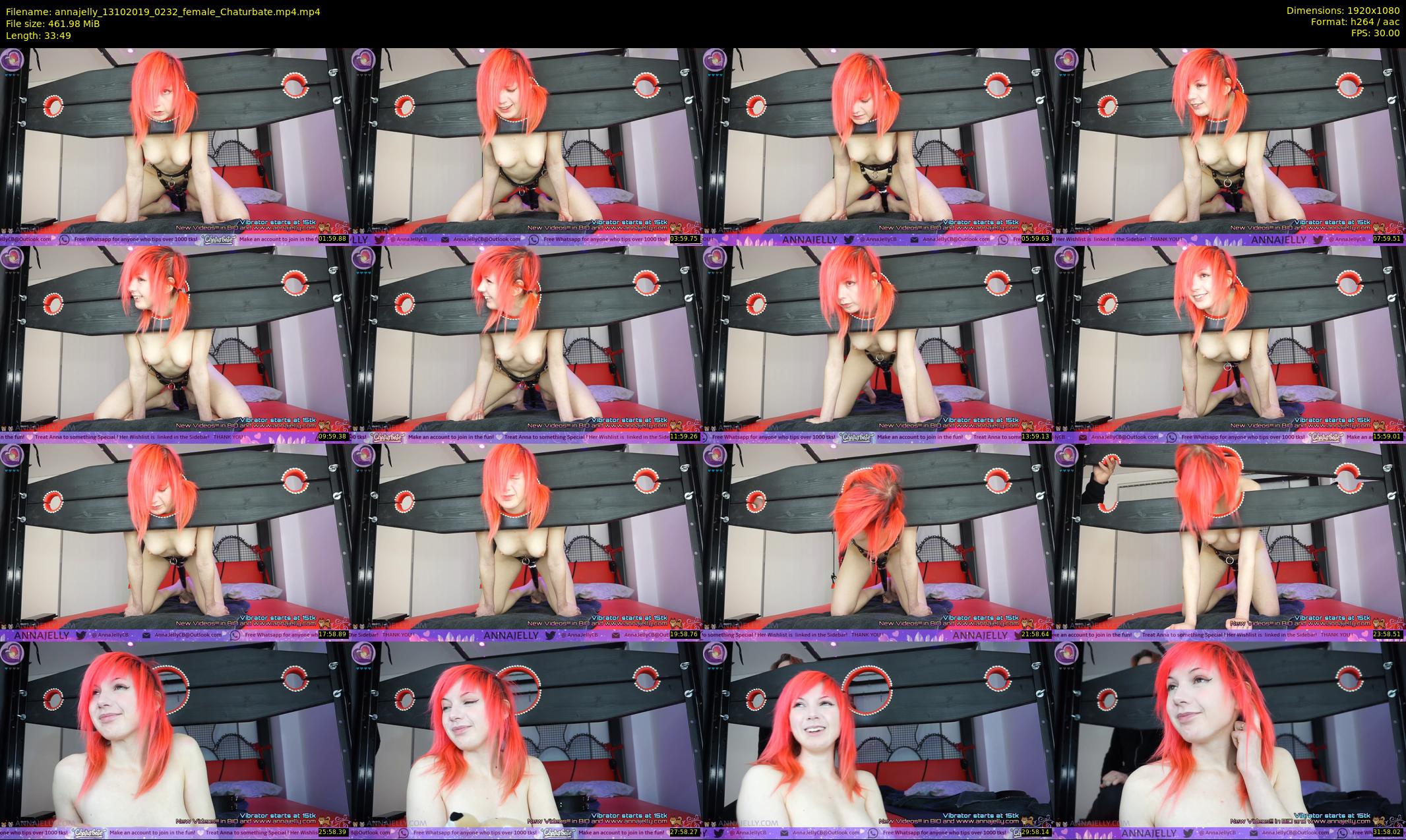 annajelly — 34 minute Chaturbate couple cam show recording, 1080p, Oct 13, 2019