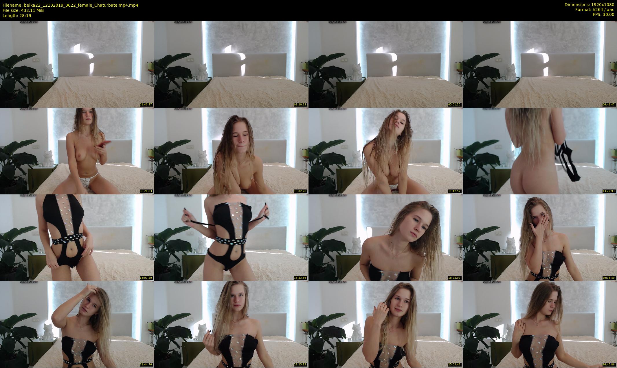 belka22 — 29 minute Chaturbate female cam show recording, 1080p, Oct 12, 2019