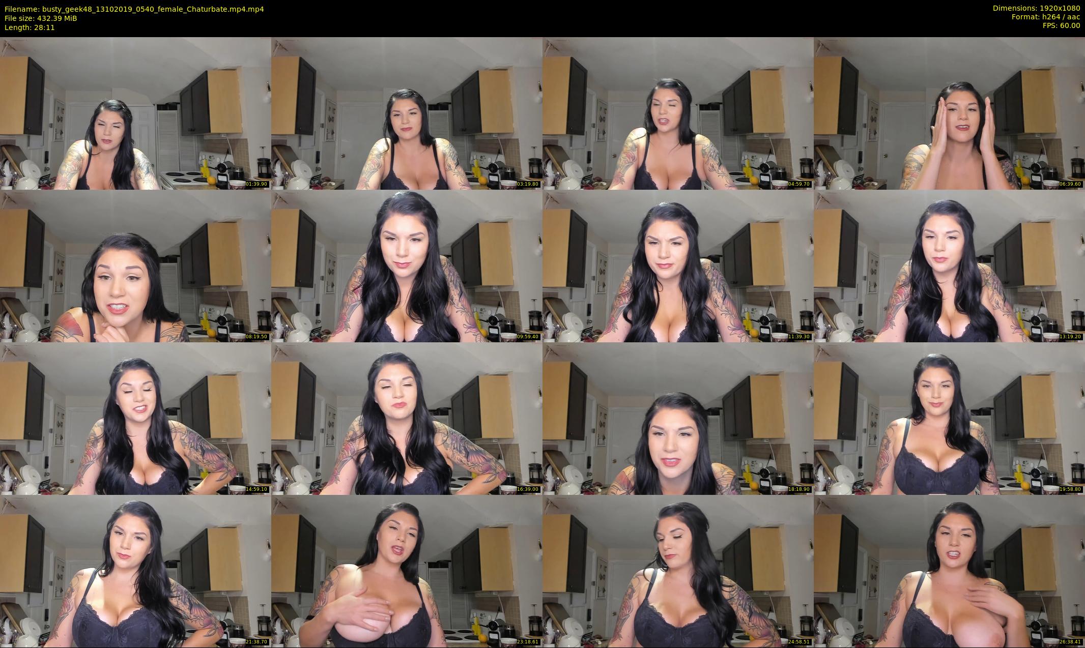 busty_geek48 — 29 minute Chaturbate female cam show recording, 1080p, Oct 13, 2019