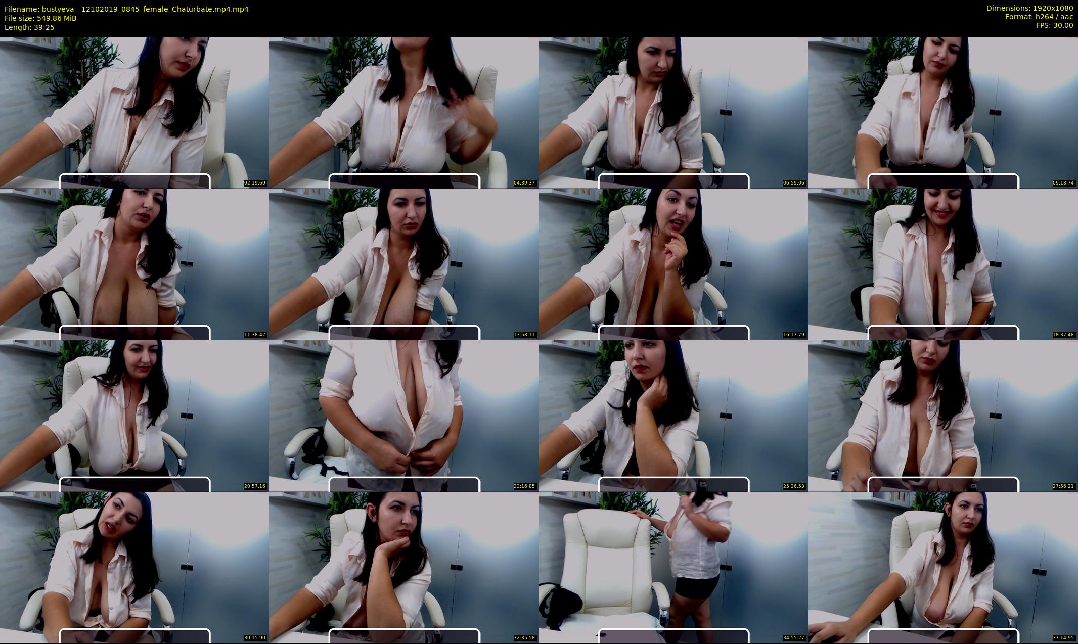 bustyeva_ — 40 minute Chaturbate female cam show recording, 1080p, Oct 12, 2019