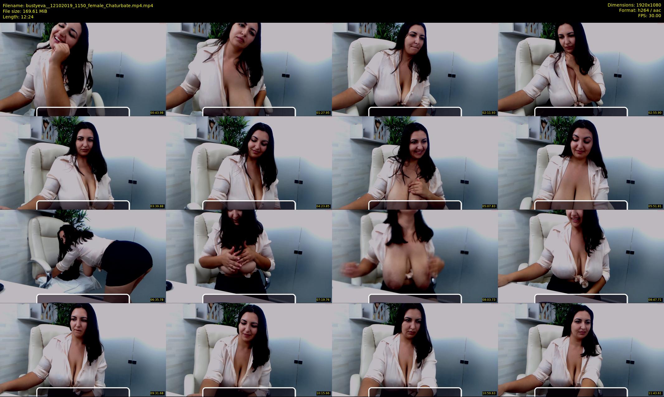 bustyeva_ — 13 minute Chaturbate female cam show recording, 1080p, Oct 12, 2019