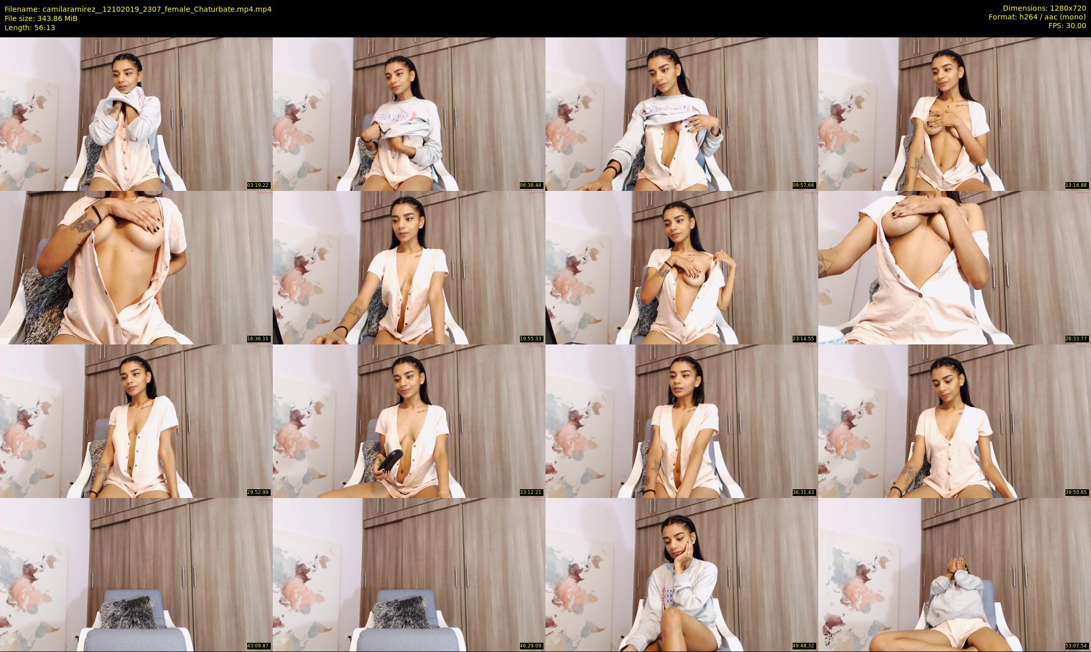 camilaramirez_ — 57 minute Chaturbate female cam show recording, 720p, Oct 12, 2019