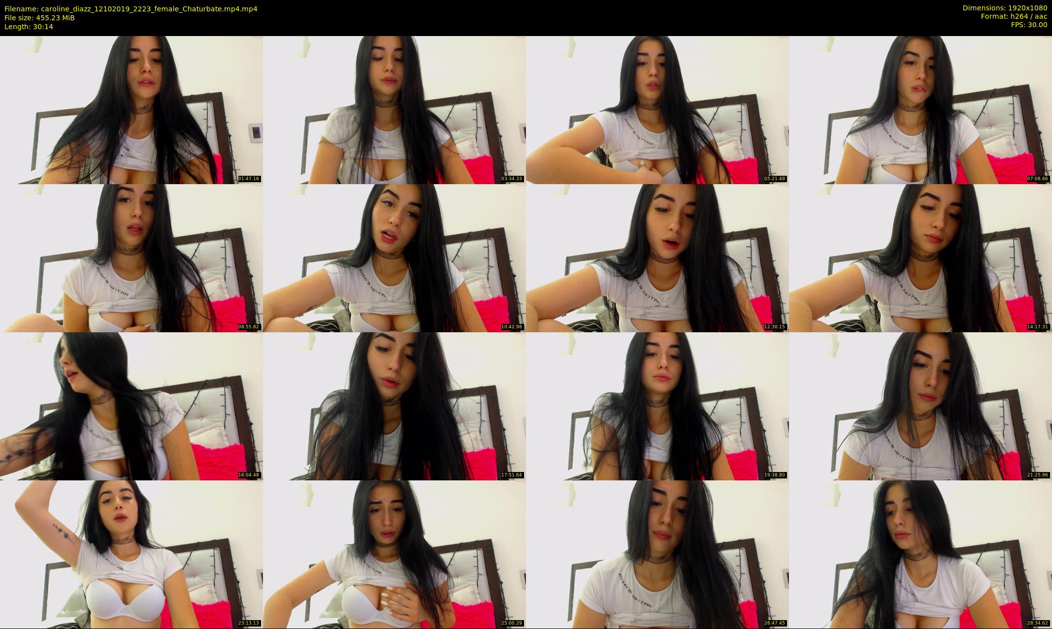 caroline_diazz — 31 minute Chaturbate female cam show recording, 1080p, Oct 12, 2019
