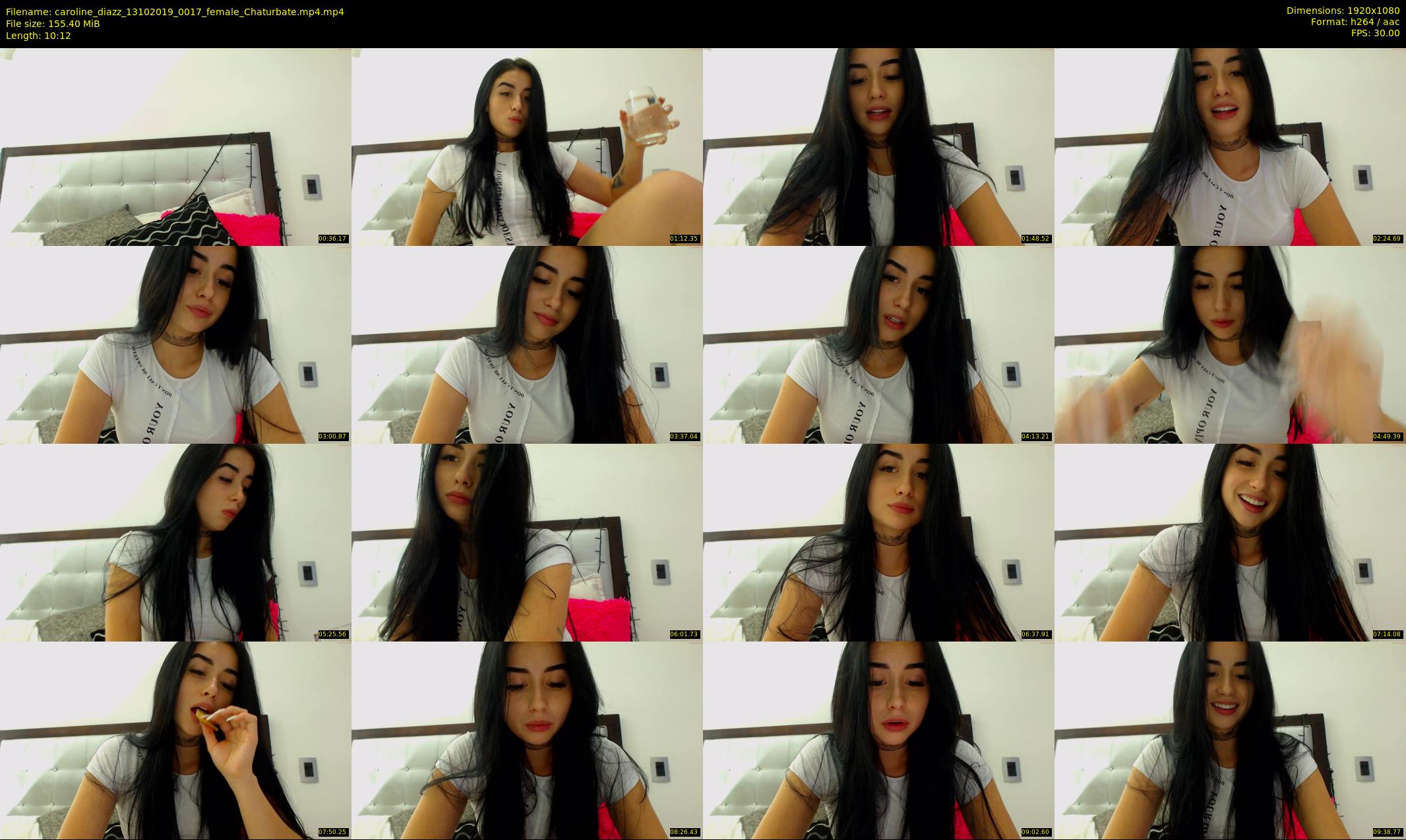 caroline_diazz — 11 minute Chaturbate female cam show recording, 1080p, Oct 13, 2019