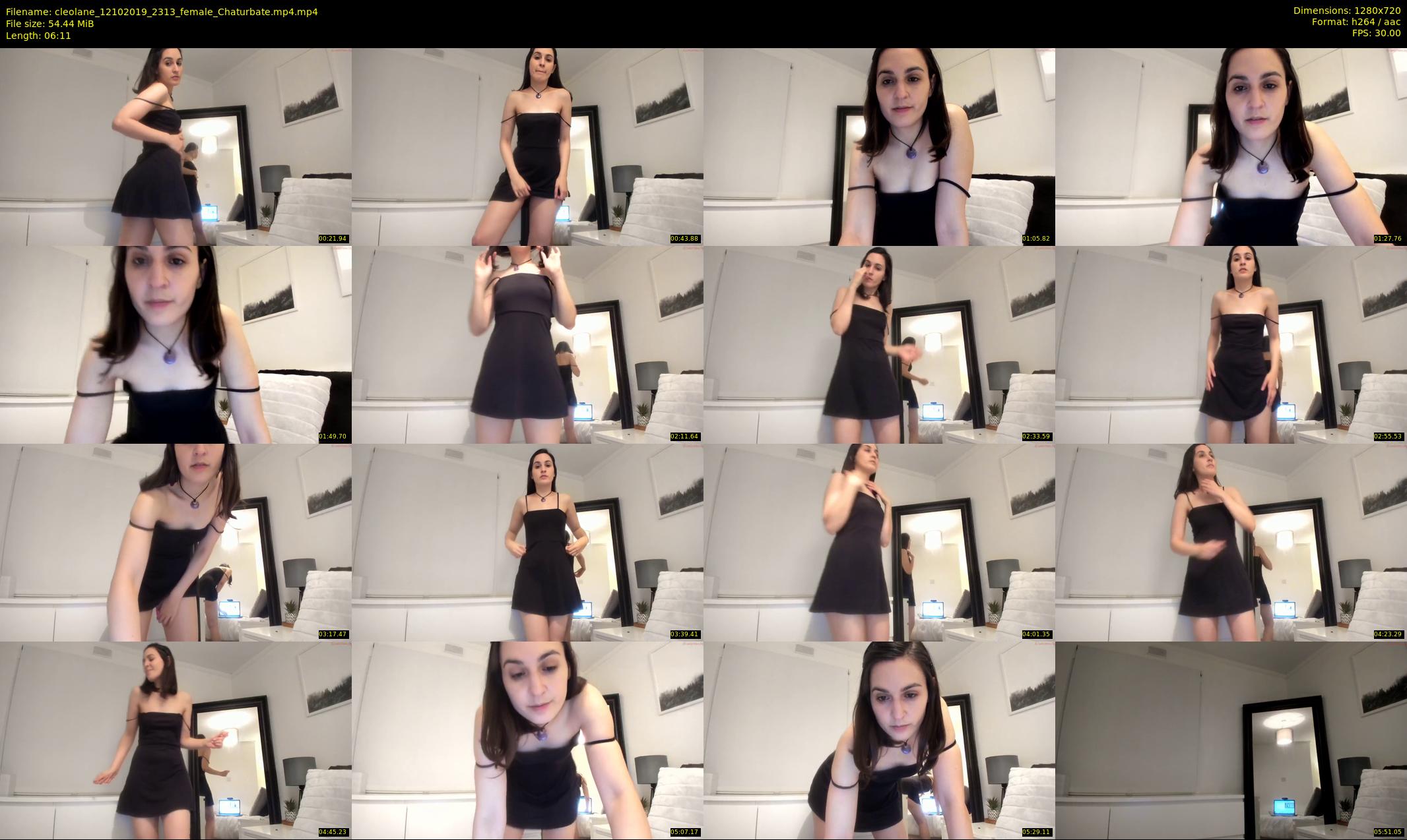 cleolane — 7 minute Chaturbate female cam show recording, 720p, Oct 12, 2019