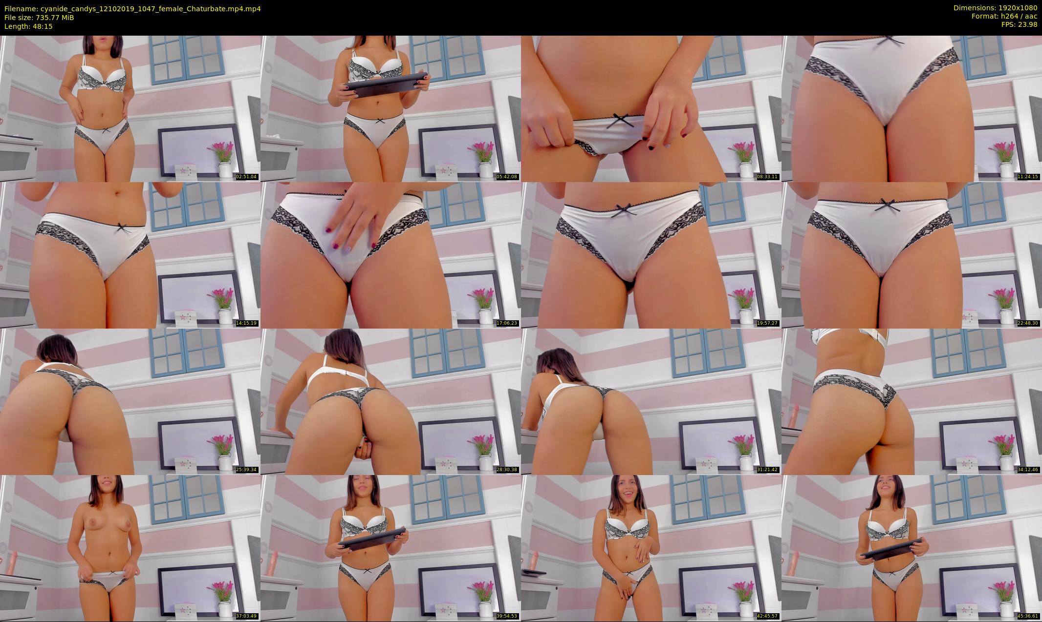 cyanide_candys — 49 minute Chaturbate female cam show recording, 1080p, Oct 12, 2019