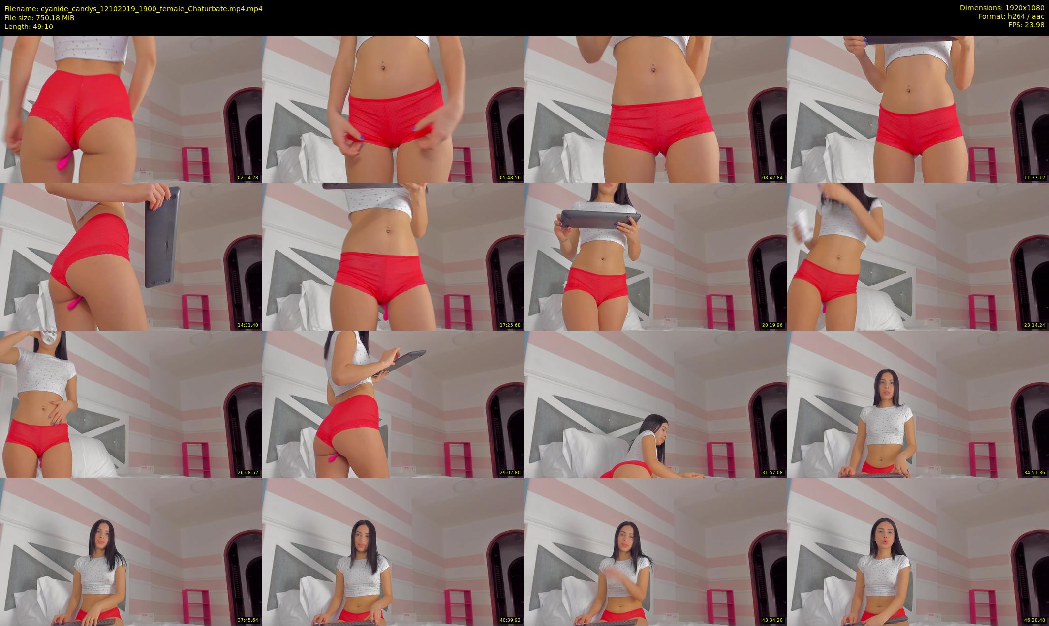 cyanide_candys — 50 minute Chaturbate female cam show recording, 1080p, Oct 12, 2019