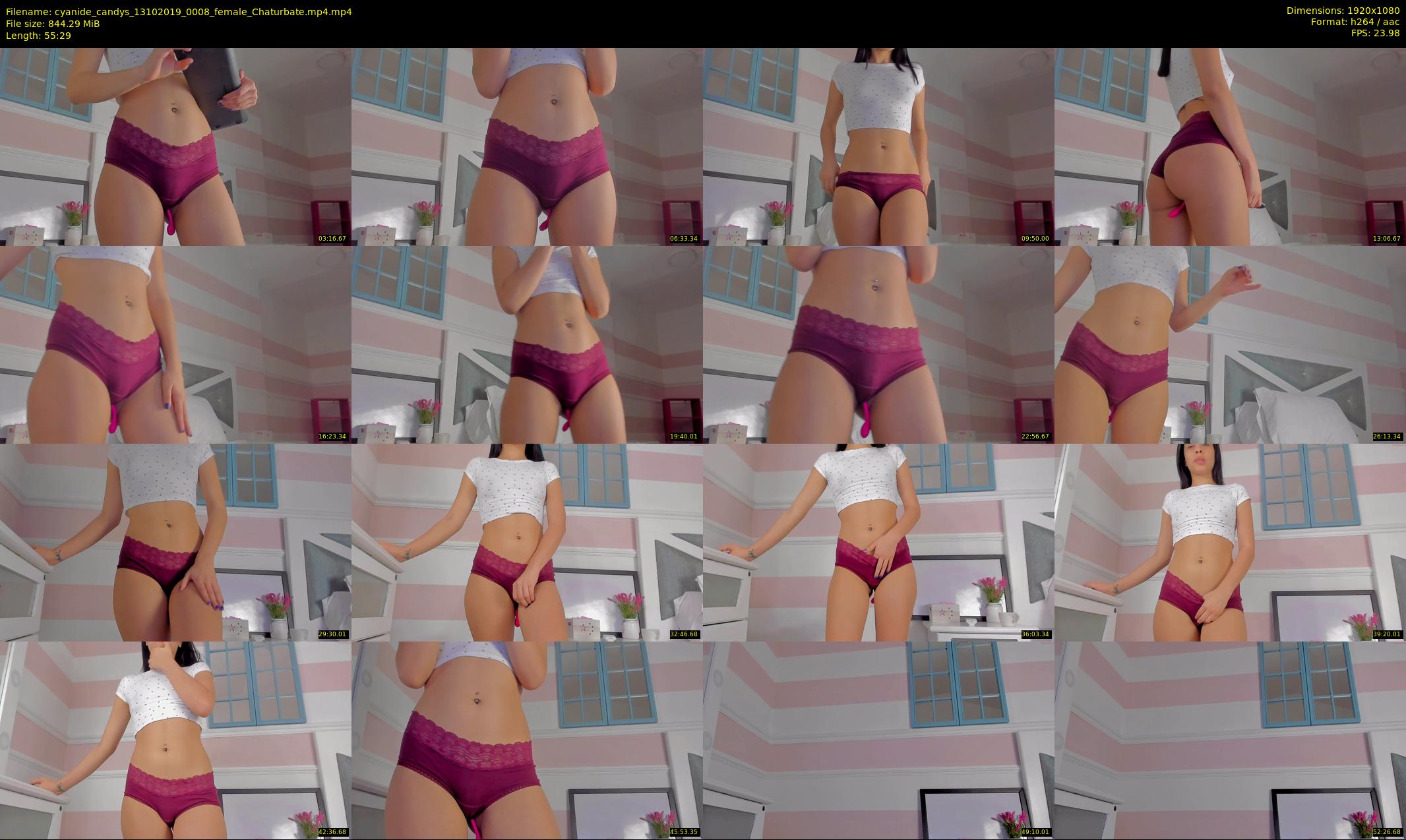 cyanide_candys — 56 minute Chaturbate female cam show recording, 1080p, Oct 13, 2019