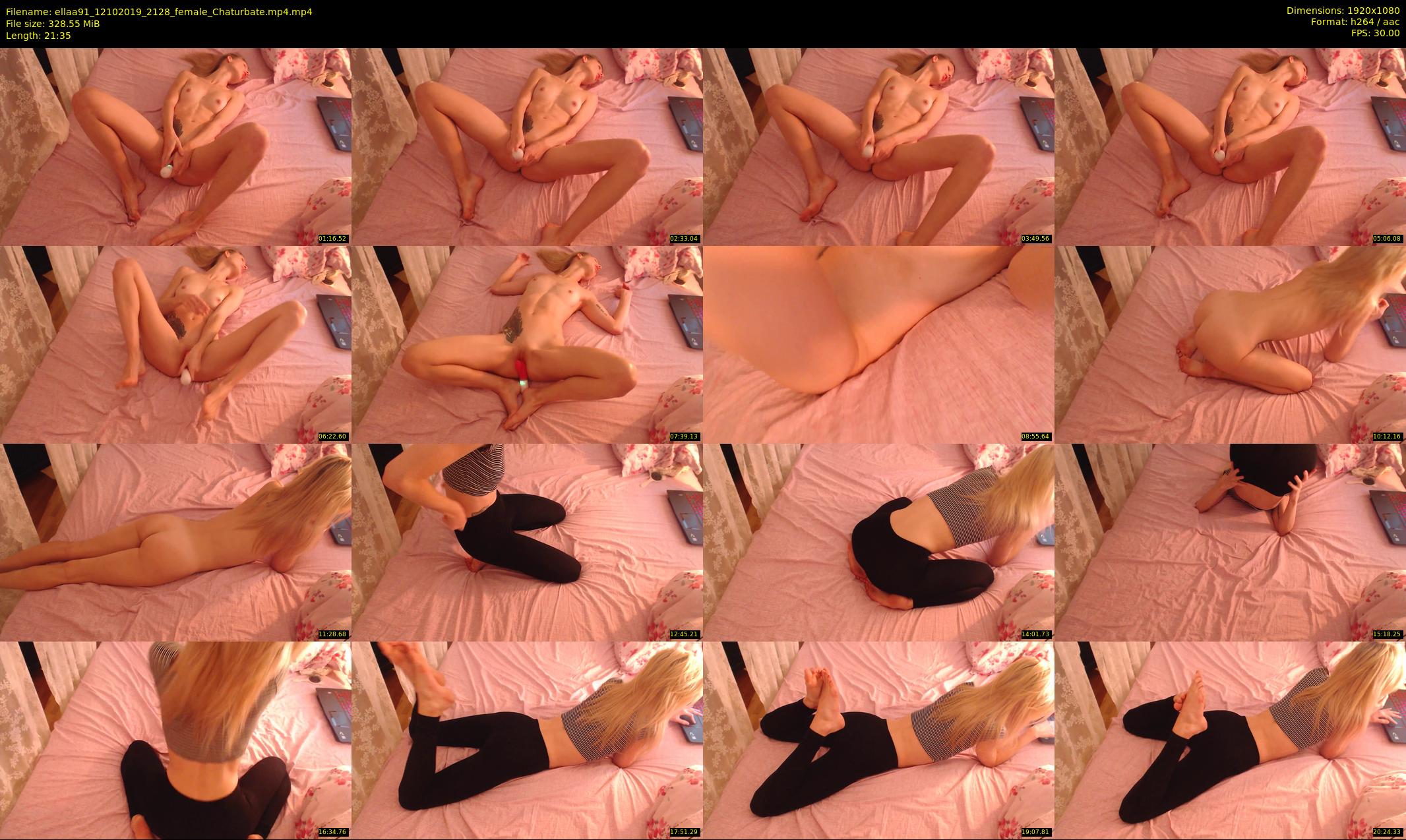 ellaa91 — 22 minute Chaturbate female cam show recording, 1080p, Oct 12, 2019