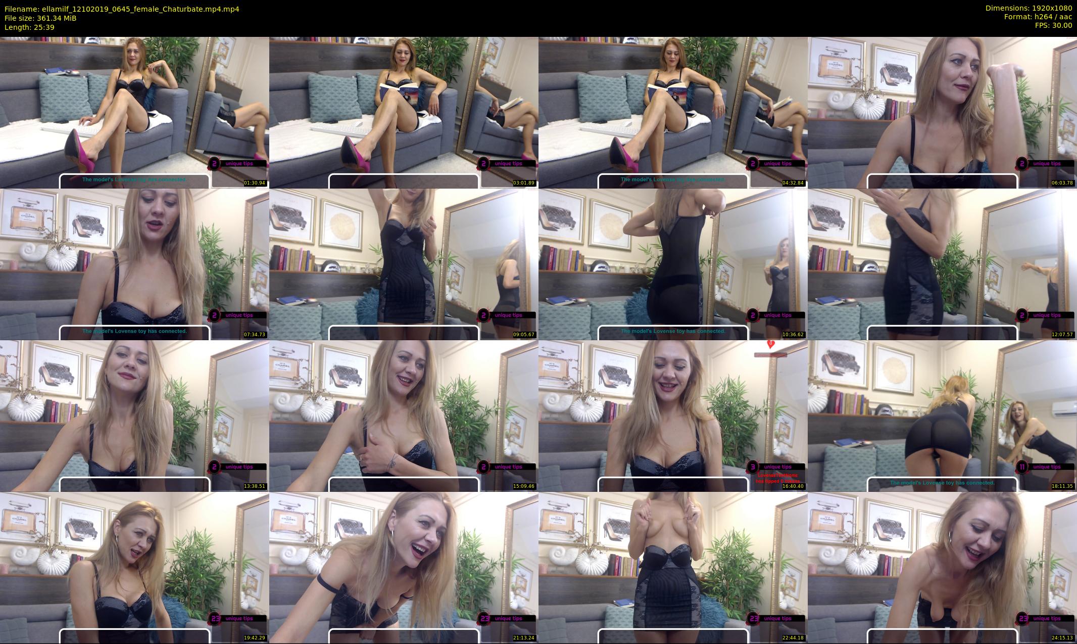 ellamilf — 26 minute Chaturbate female cam show recording, 1080p, Oct 12, 2019