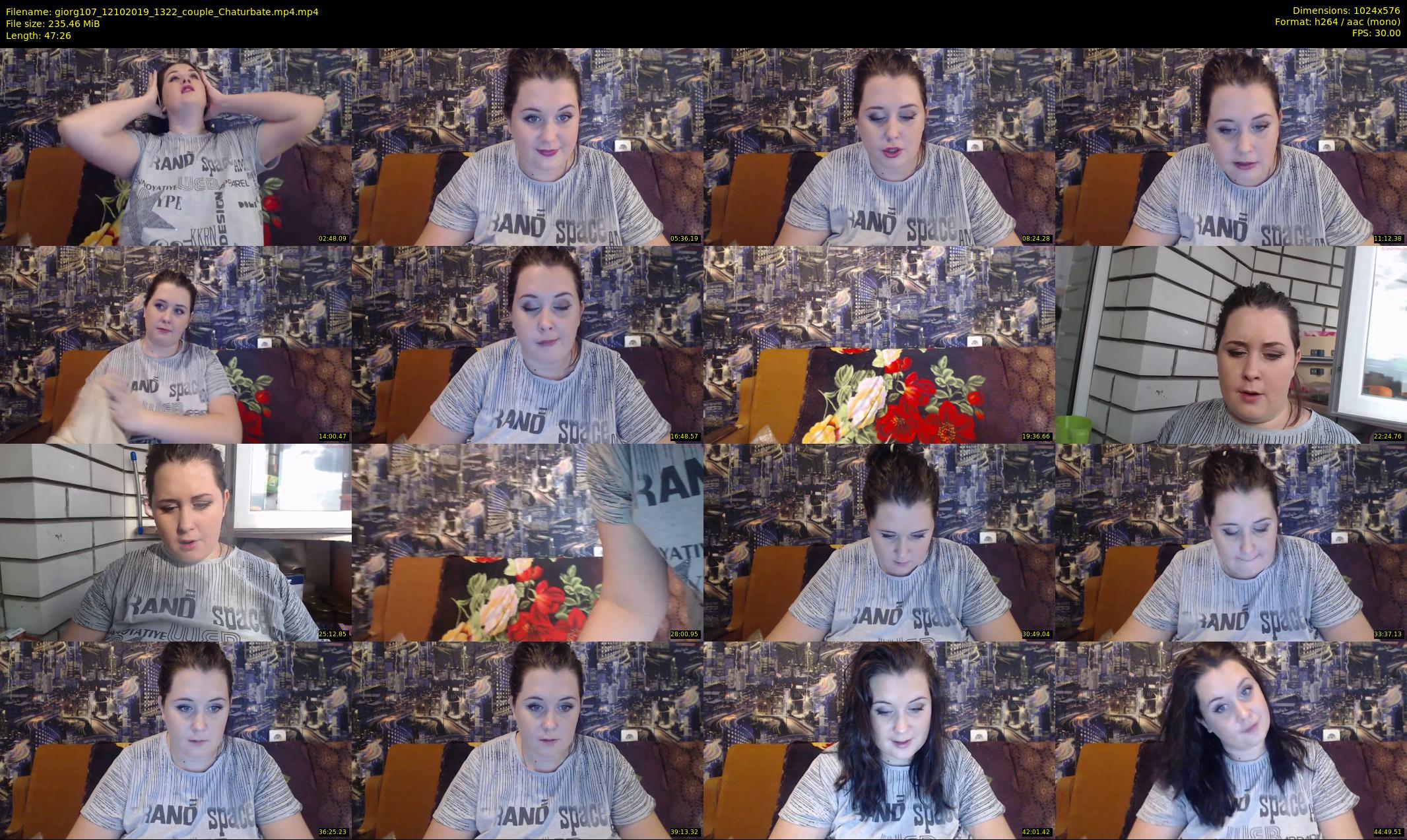 giorg107 — 48 minute Chaturbate couple cam show recording, 480p, Oct 12, 2019