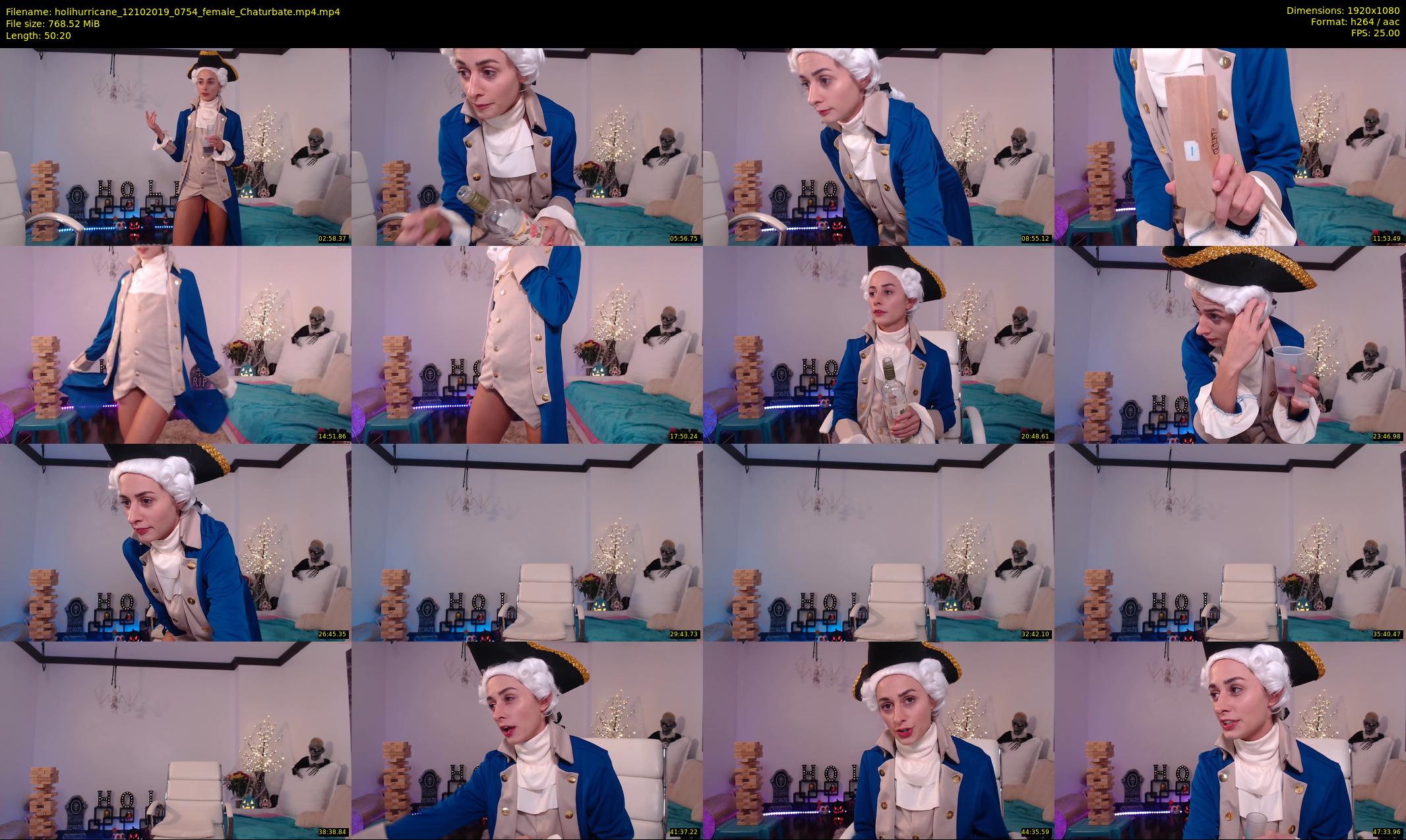 holihurricane — 51 minute Chaturbate female cam show recording, 1080p, Oct 12, 2019