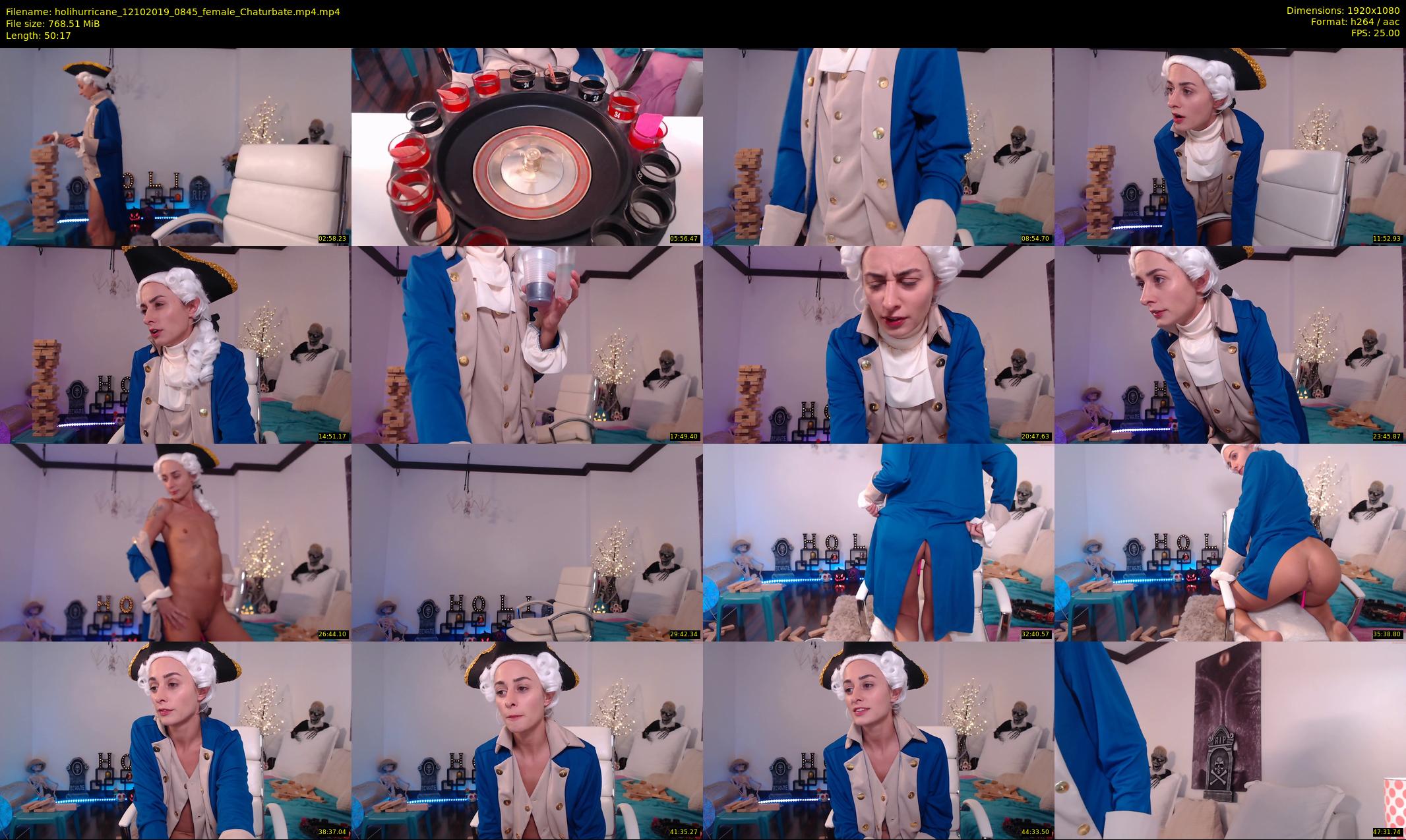 holihurricane — 51 minute Chaturbate female cam show recording, 1080p, Oct 12, 2019