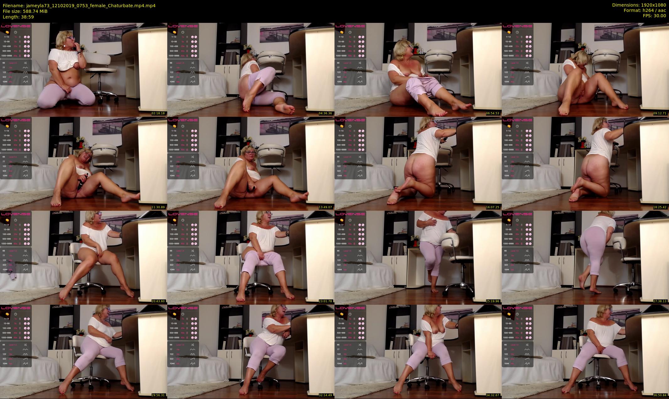 jameyla73 — 39 minute Chaturbate female cam show recording, 1080p, Oct 12, 2019